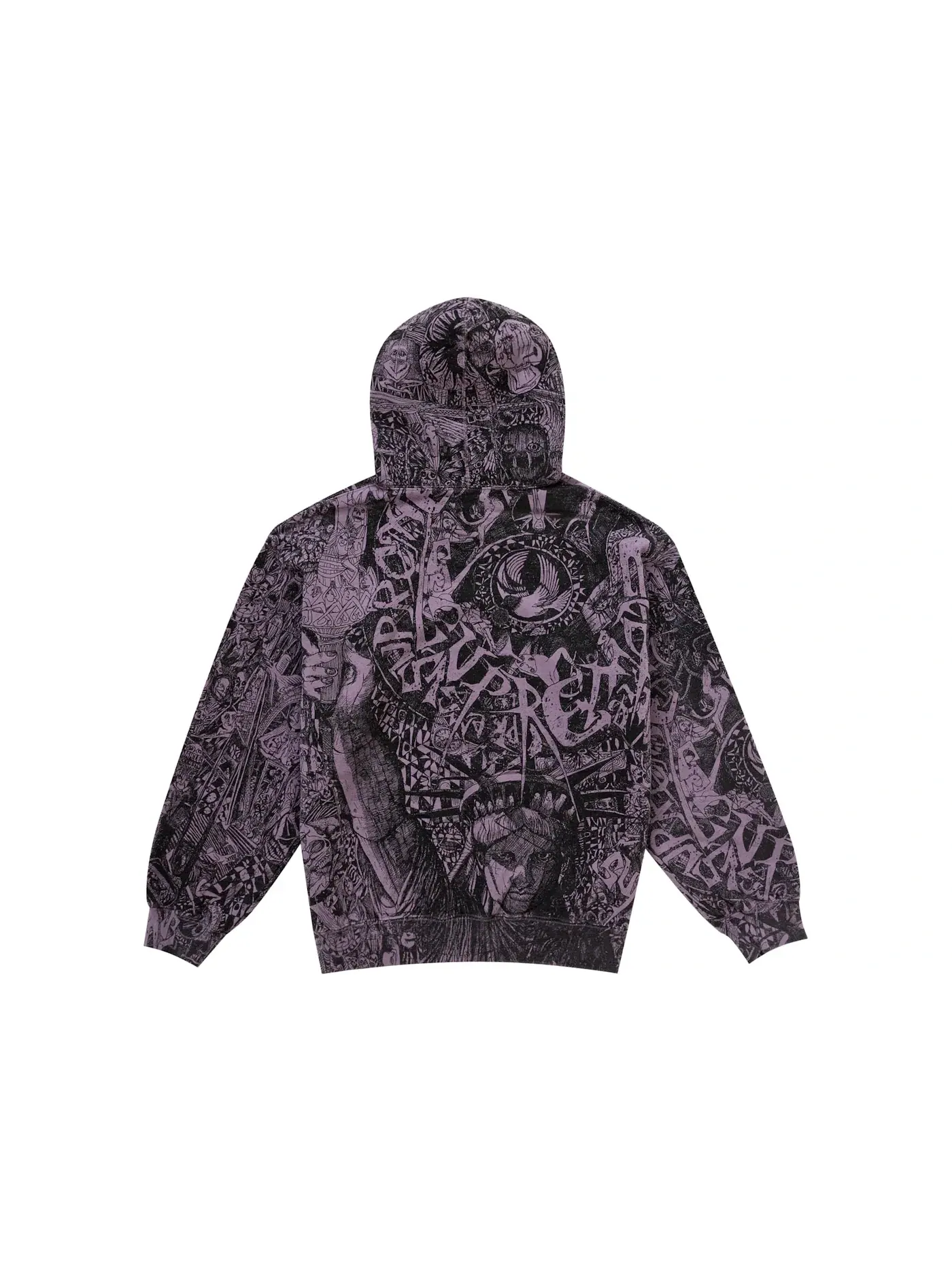 Мужской худи с капюшоном Supreme Liberty — изображение 2 из 2, фиолетовый