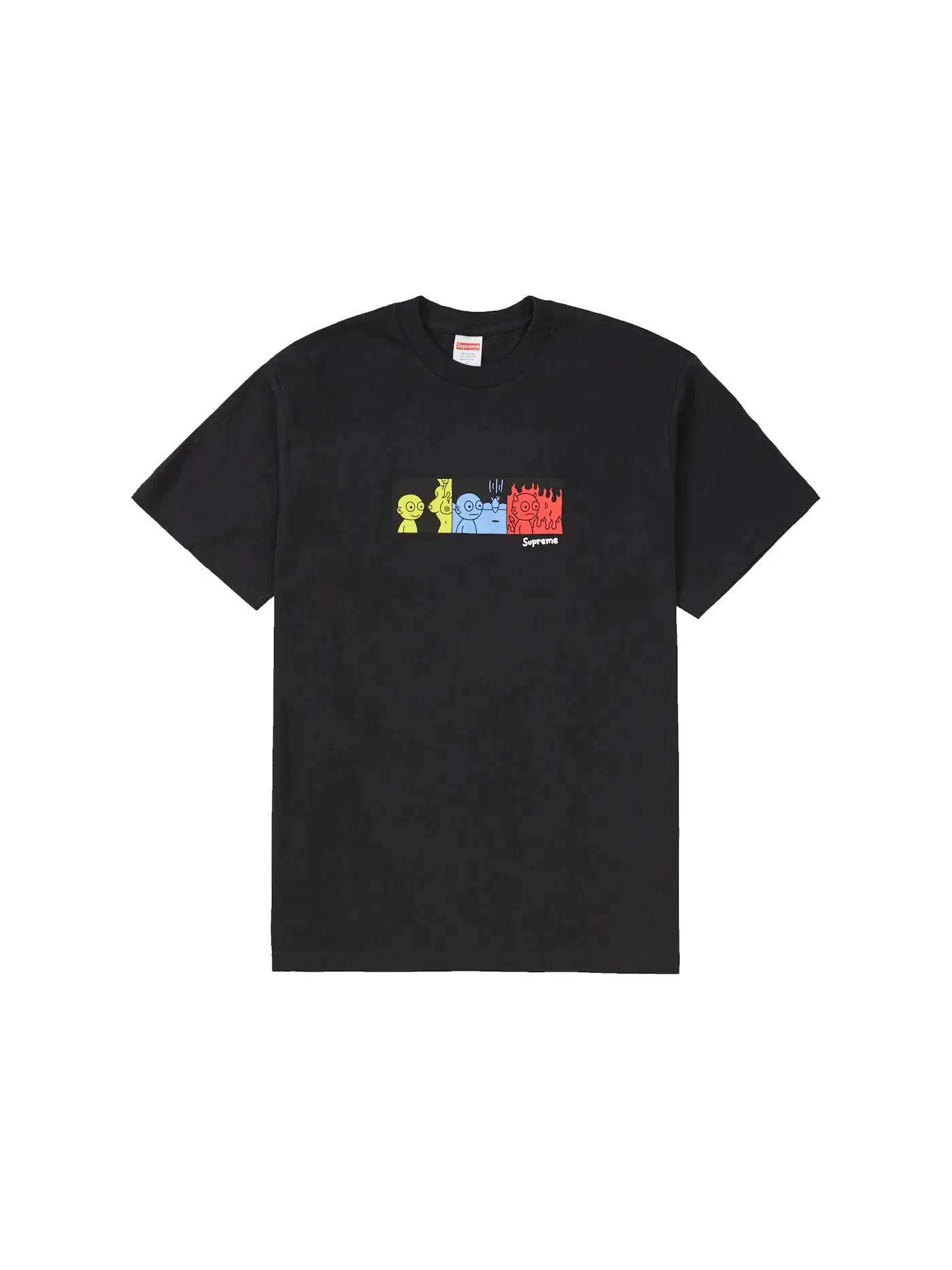 Мужская футболка с принтом Life Tee Supreme — изображение 1 из 1, черный