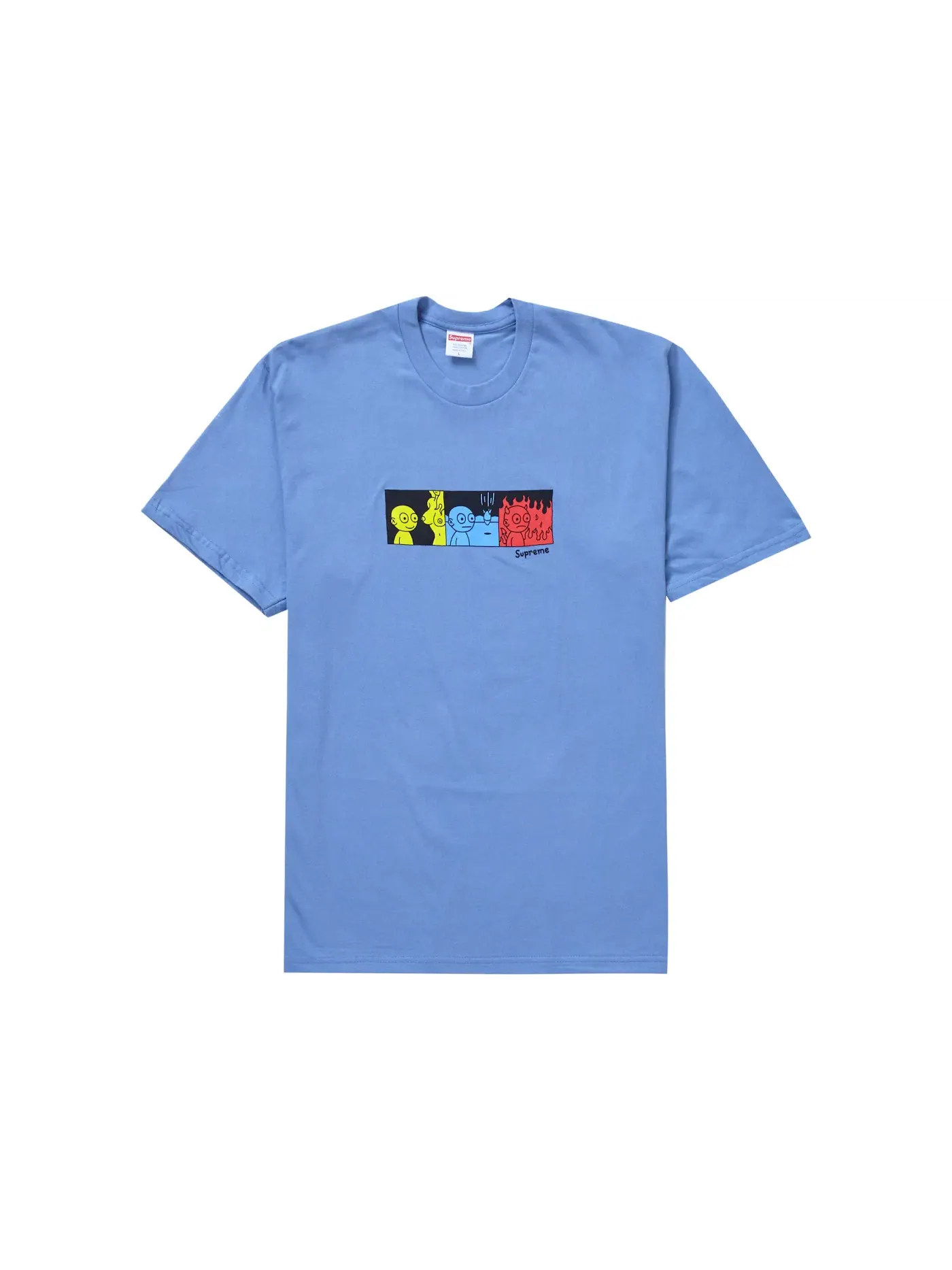 Мужская футболка с принтом Life Tee Supreme — изображение 1 из 1, серый