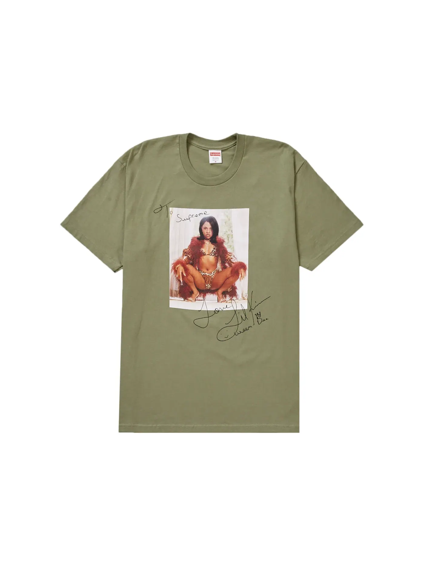 Мужская футболка Supreme Tee — изображение 1 из 2, светлый оливковый