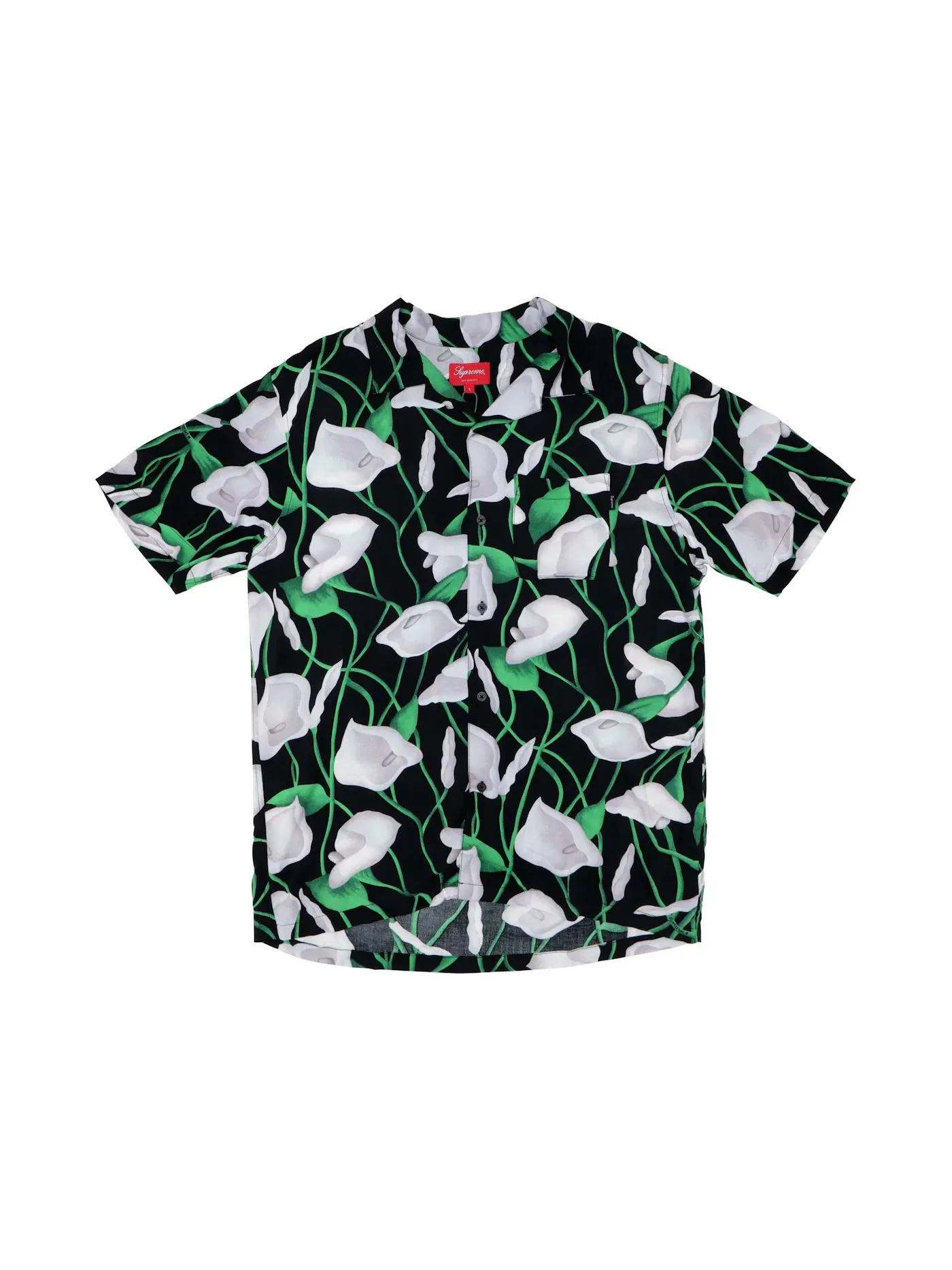 Мужская рубашка с принтом Supreme Shirt — изображение 1 из 1, черный