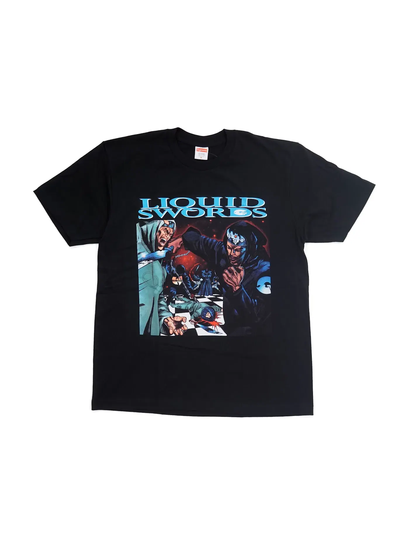 Мужская футболка с принтом Liquid Swords Tee Supreme — изображение 1 из 2, черный
