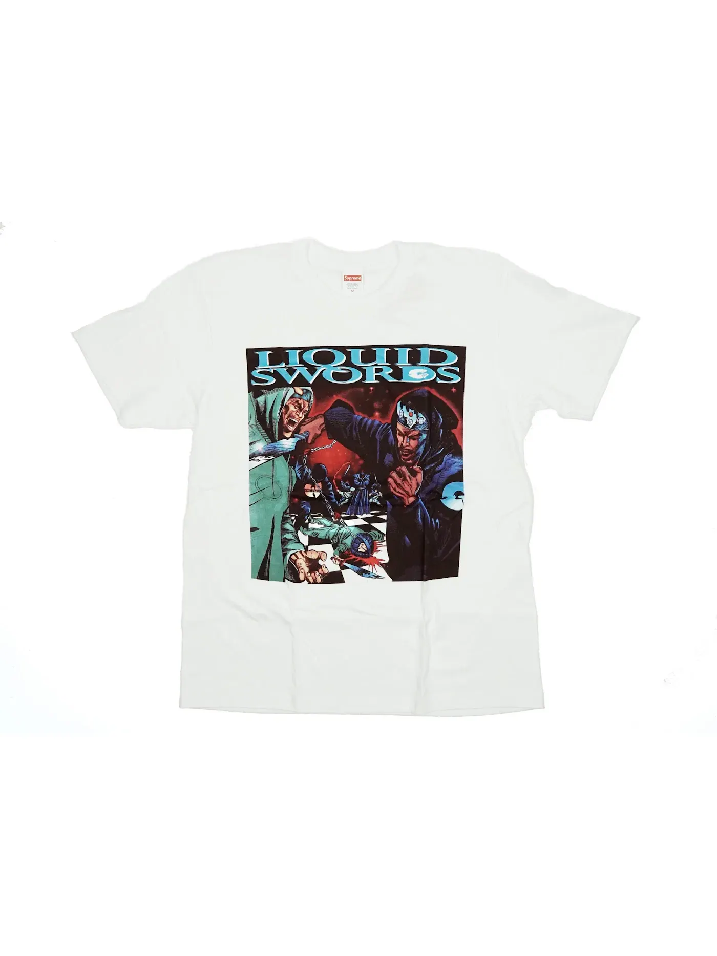 Мужская футболка с принтом Liquid Swords Tee Supreme — изображение 1 из 1, белый