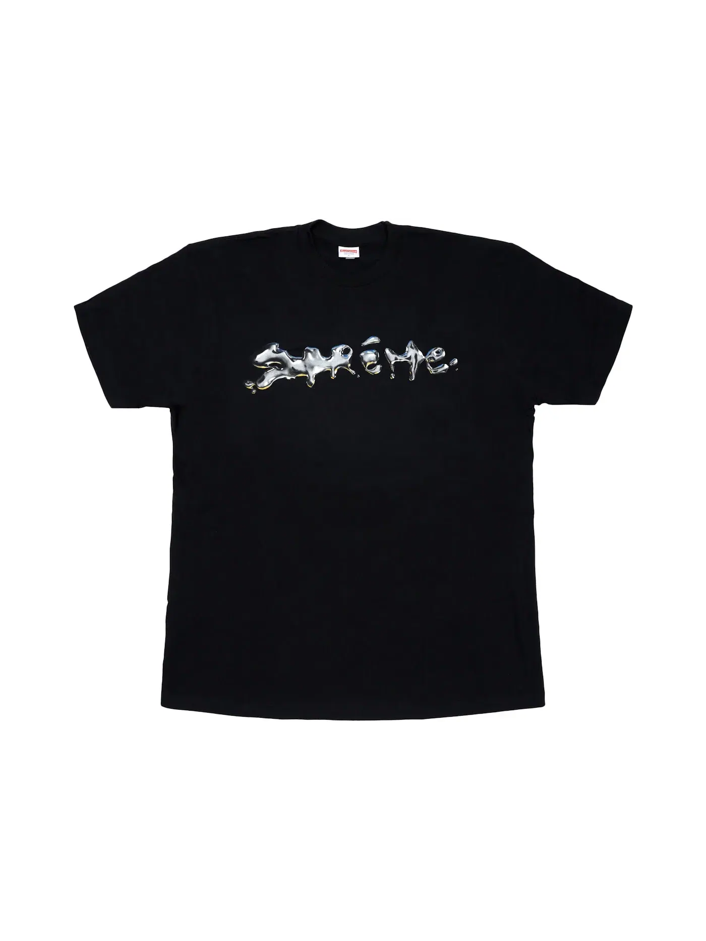Мужская футболка с принтом Supreme Liquid Tee — изображение 1 из 1, черный