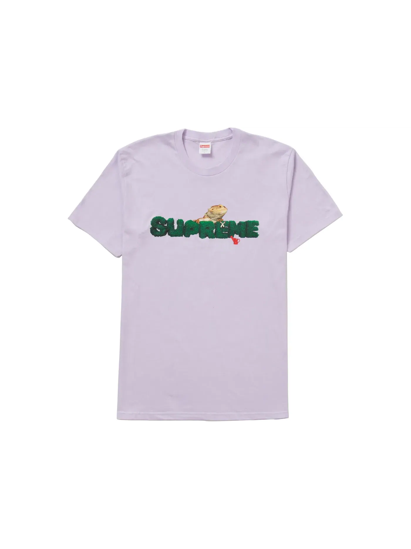 Мужская футболка с принтом Supreme Tee — изображение 1 из 1, светлый фиолетовый