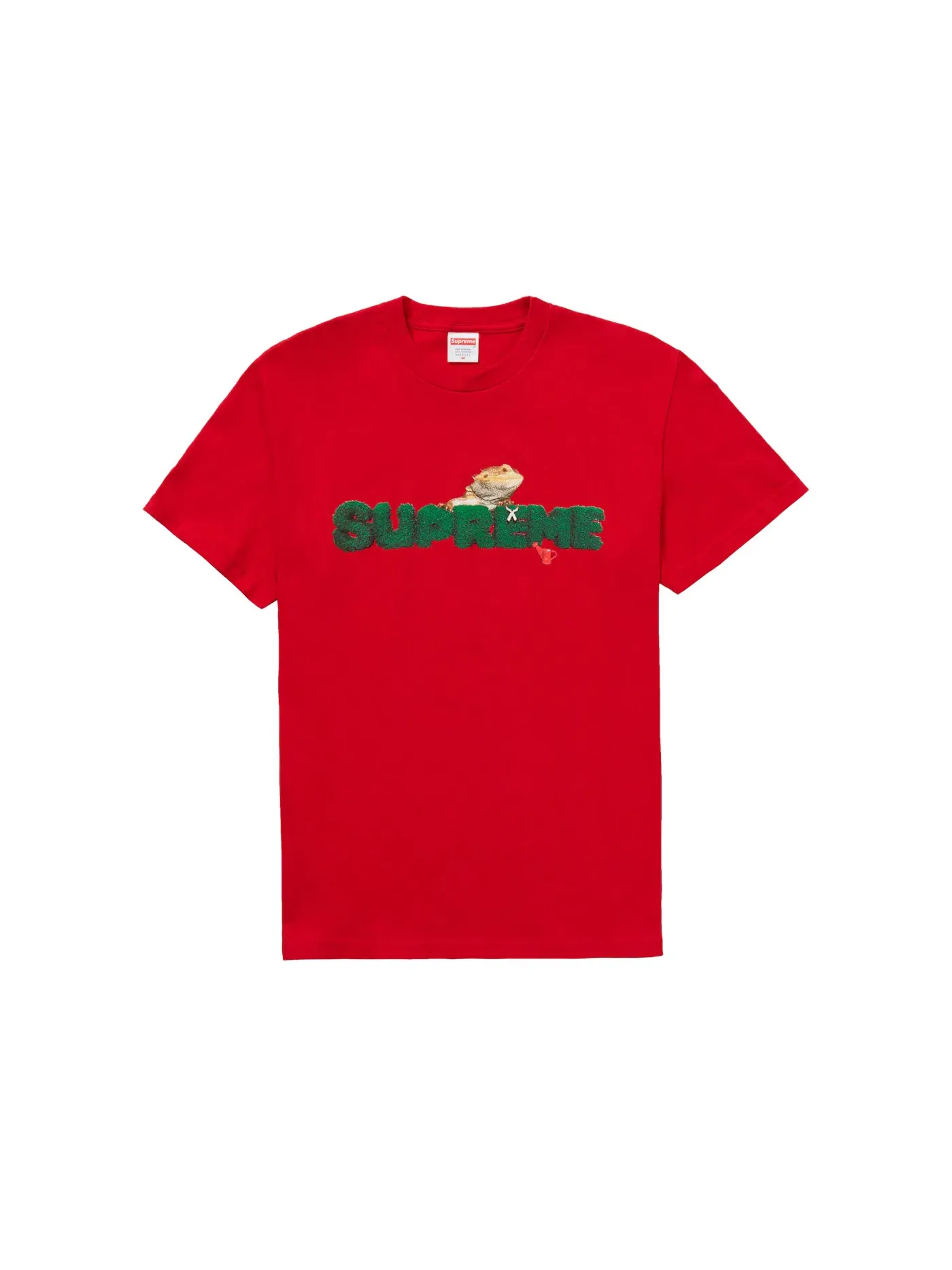 Мужская футболка с принтом Supreme Tee — изображение 1 из 1, красный