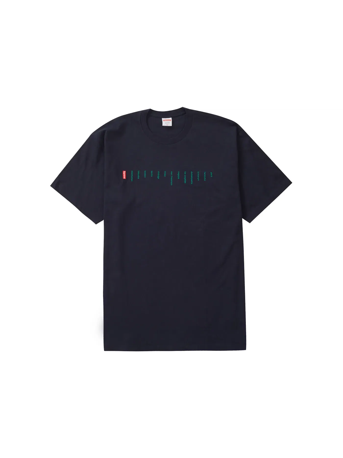 Мужская футболка Supreme Tee — изображение 1 из 1, темно-синий