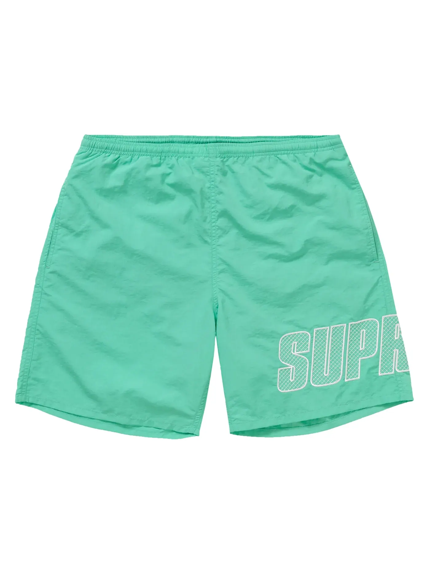 Мужские шорты с принтом Supreme Logo Applique Water Short Supreme — изображение 1 из 2, мята
