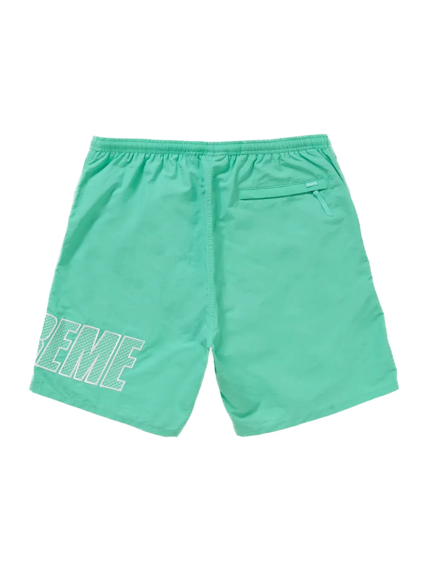 Мужские шорты с принтом Supreme Logo Applique Water Short Supreme — изображение 2 из 2, мята