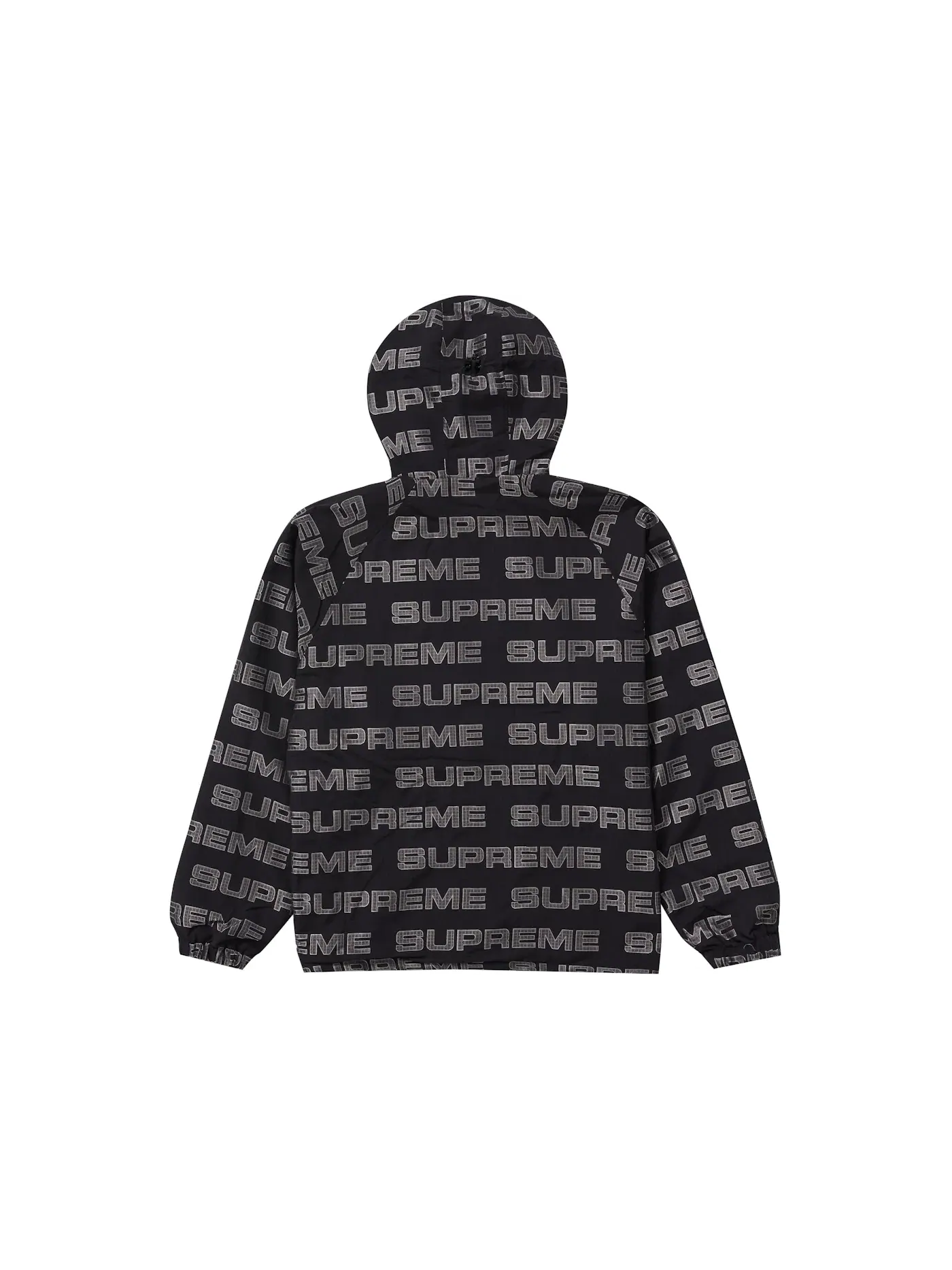 Мужская куртка с капюшоном Logo Ripstop Supreme — изображение 2 из 2, черный