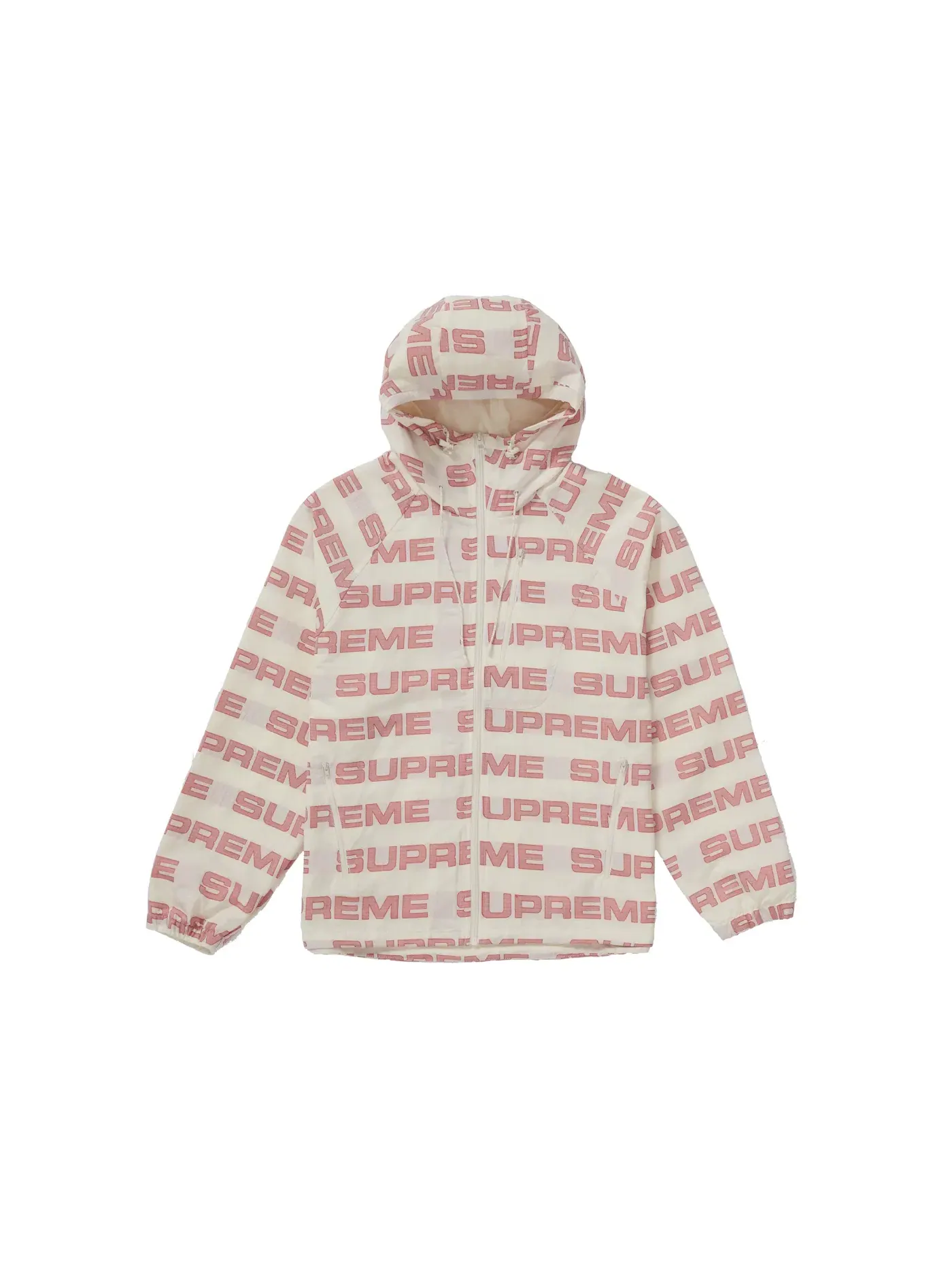 Мужская ветровка с капюшоном Supreme Logo Ripstop Track Jacket — изображение 1 из 2, прозрачный
