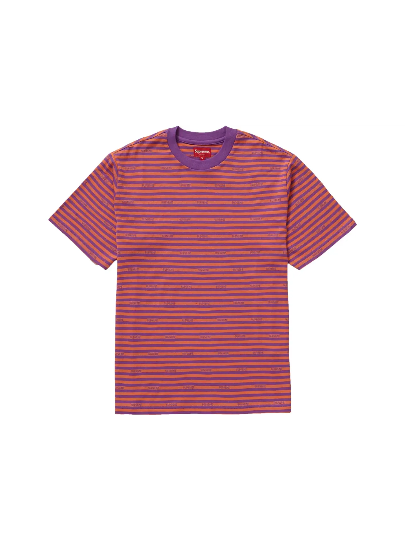 Мужская футболка с принтом Supreme S/S Top — изображение 1 из 1, фиолетовый