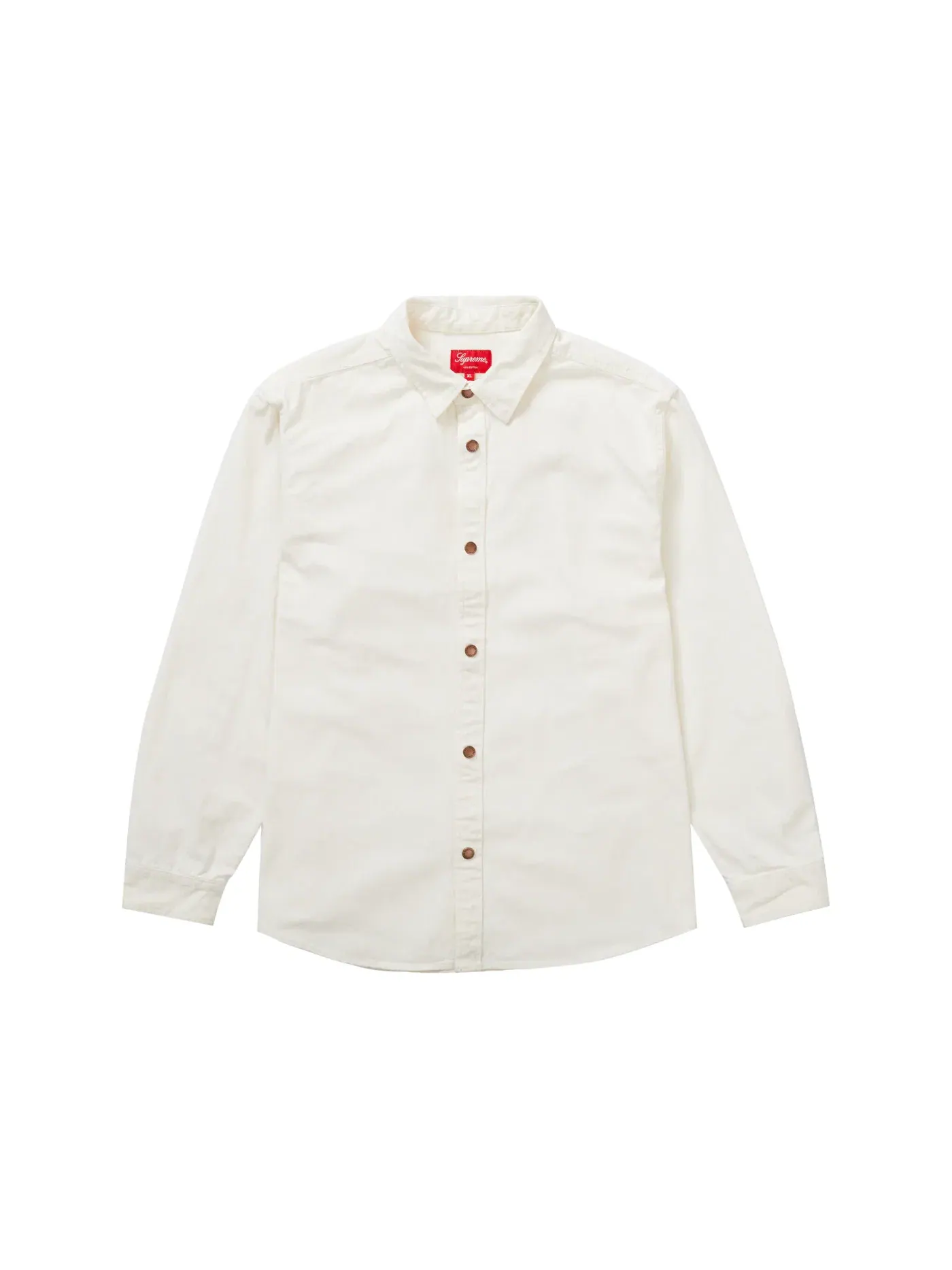 Мужская рубашка с принтом Work Shirt Supreme — изображение 1 из 2, белый