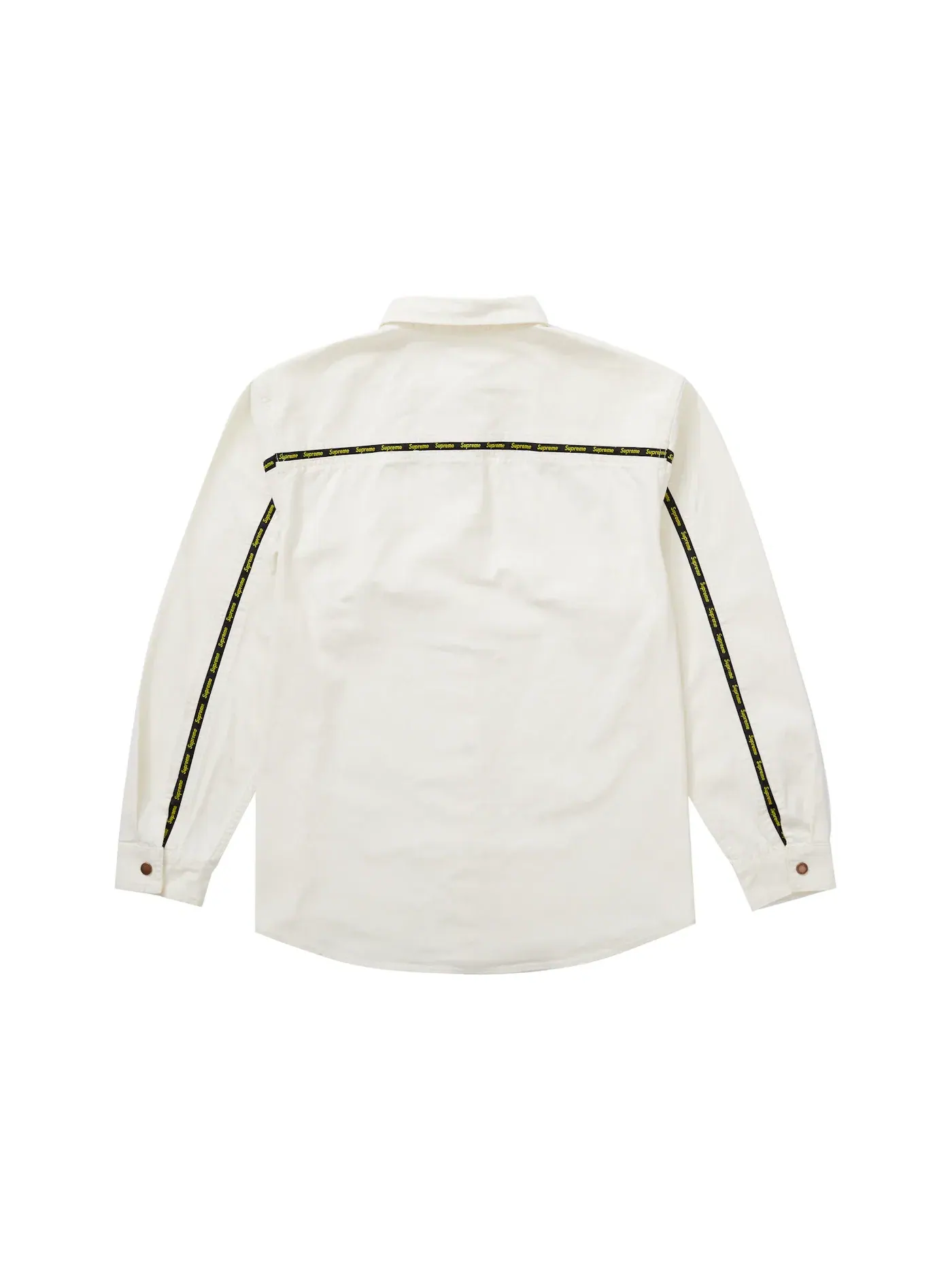 Мужская рубашка с принтом Work Shirt Supreme — изображение 2 из 2, белый