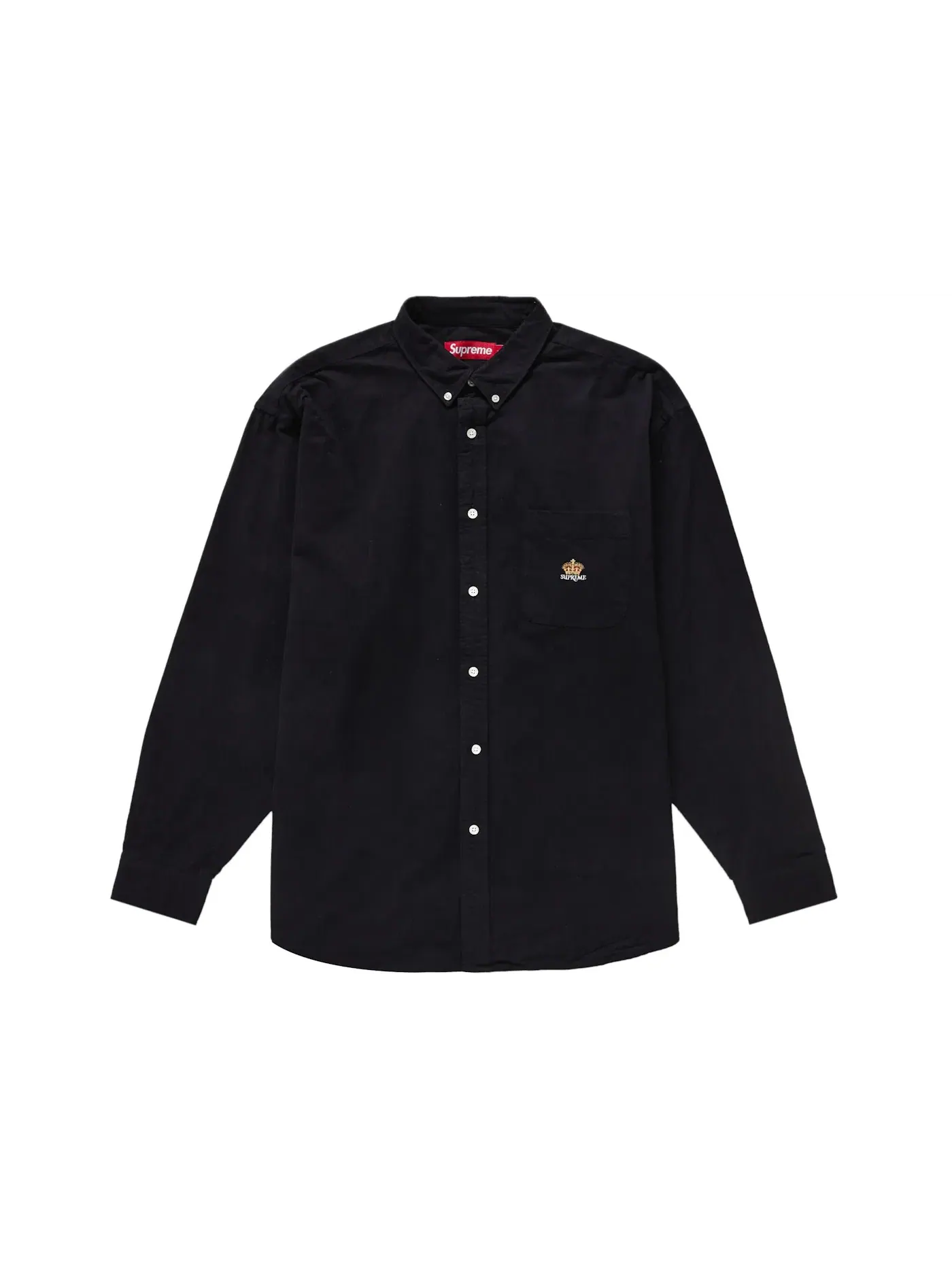Мужская рубашка из фланели свободного кроя Supreme Shirt — изображение 1 из 1, черный