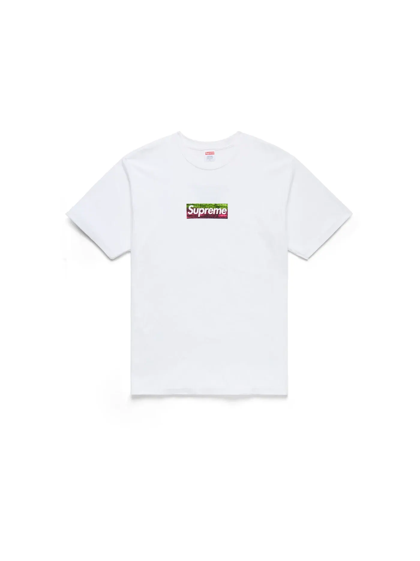 Мужская футболка Supreme Los Angeles Fire Relief Box Logo Tee — изображение 1 из 6, белый