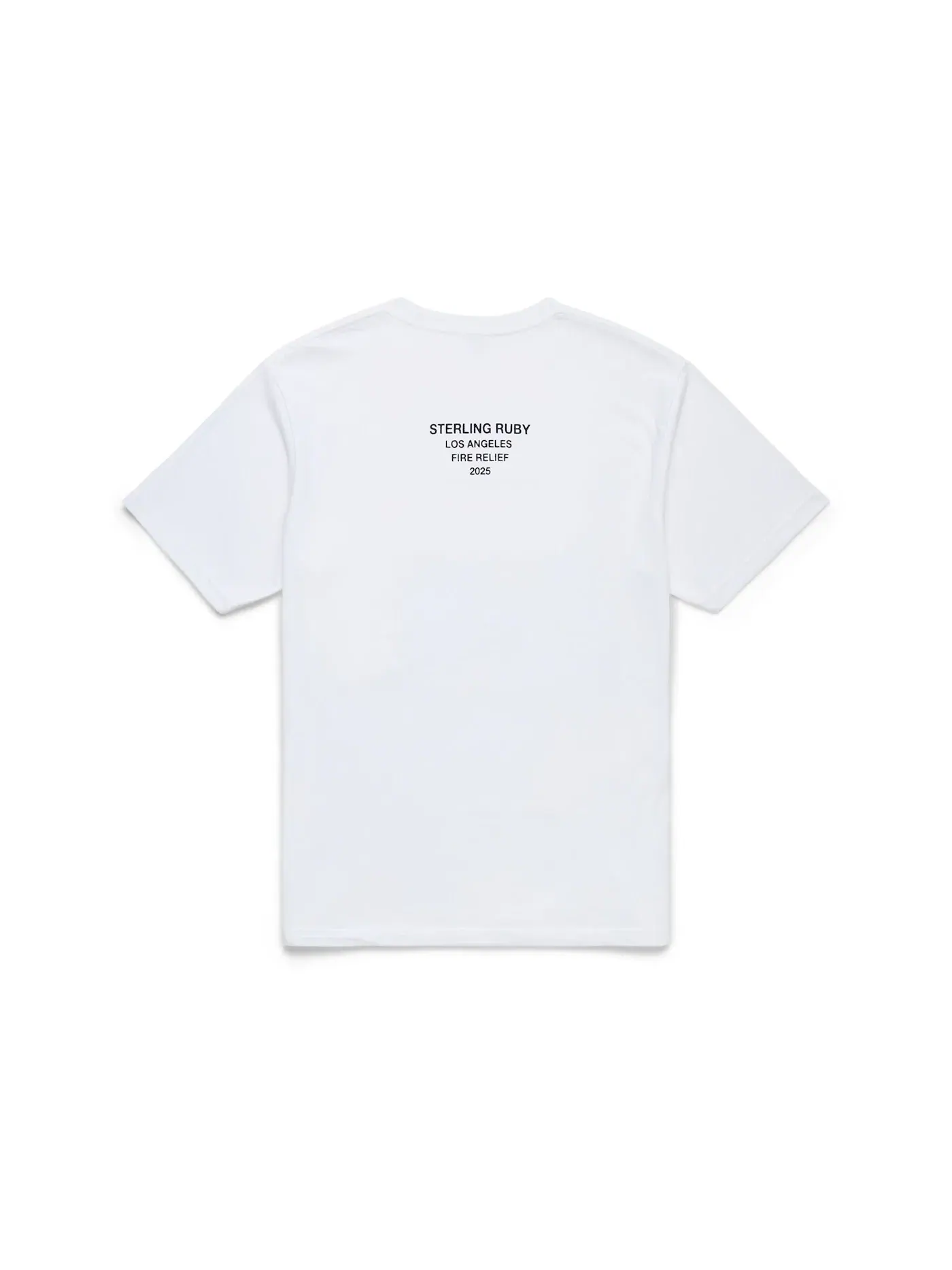 Мужская футболка Supreme Los Angeles Fire Relief Box Logo Tee — изображение 2 из 6, белый