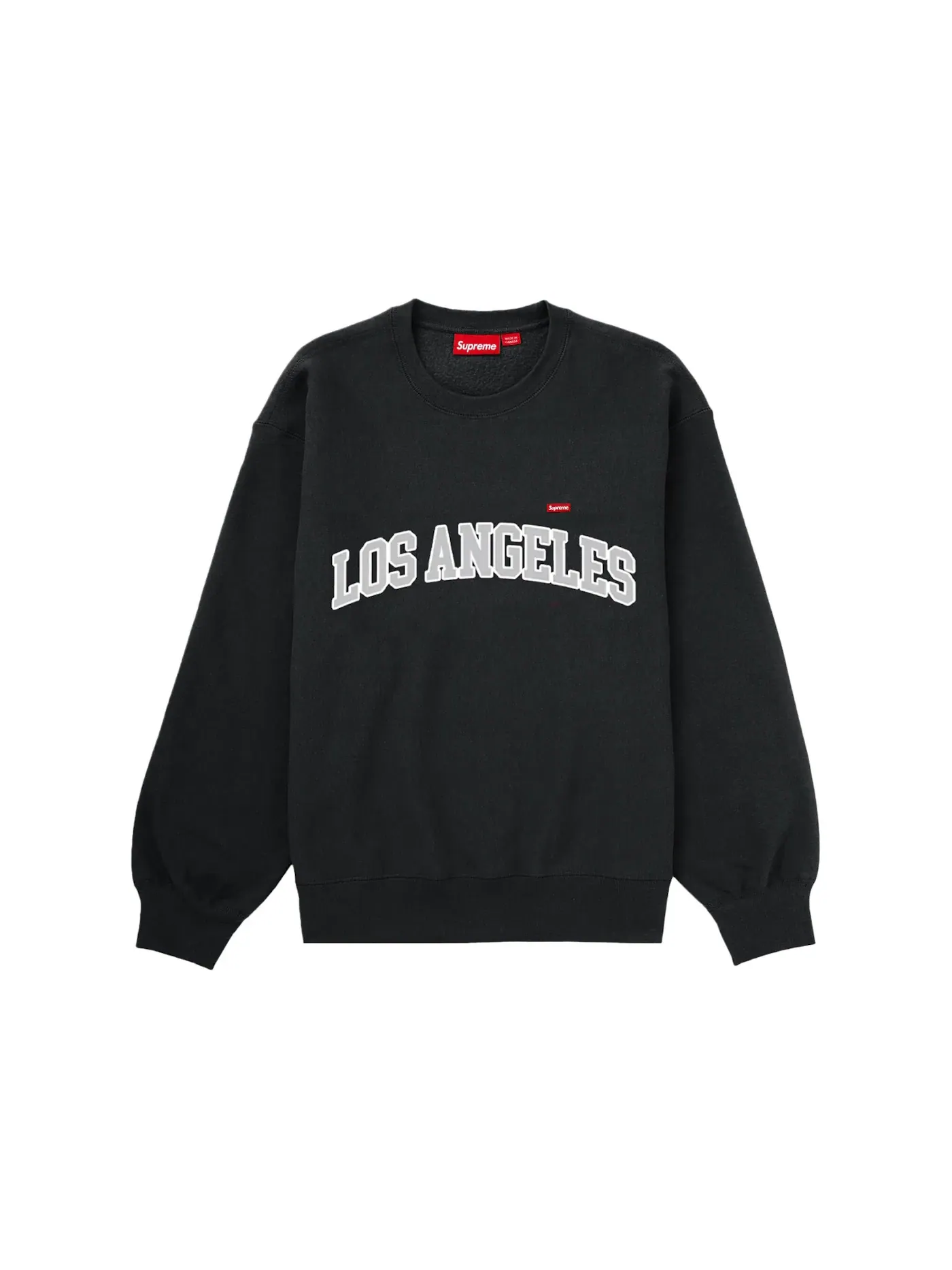 Мужской свитшот Supreme Crewneck — изображение 1 из 1, черный