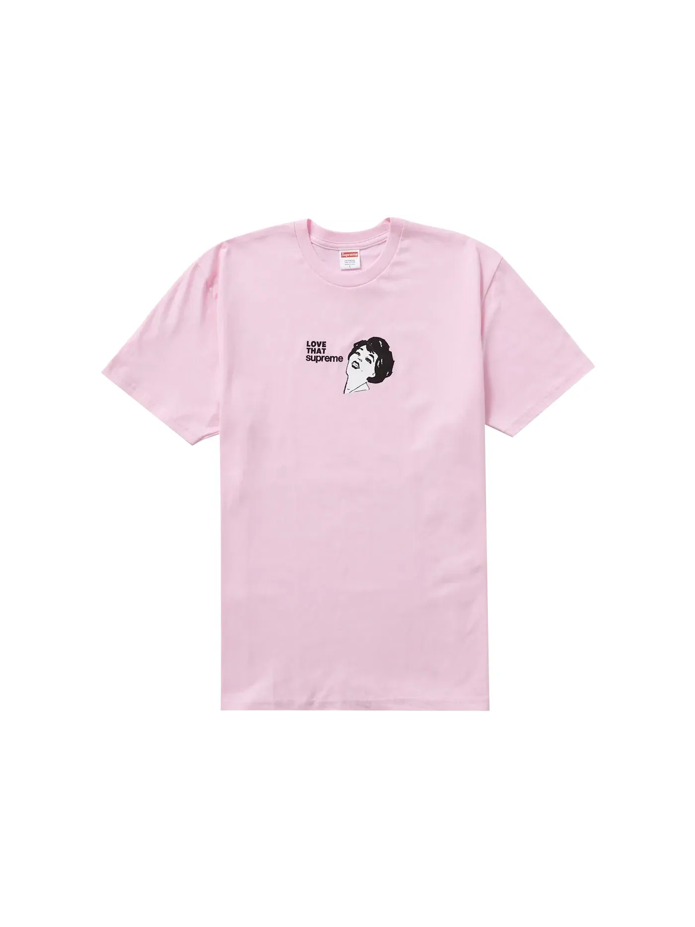 Мужская футболка Supreme Love That Tee — изображение 1 из 1, розовый