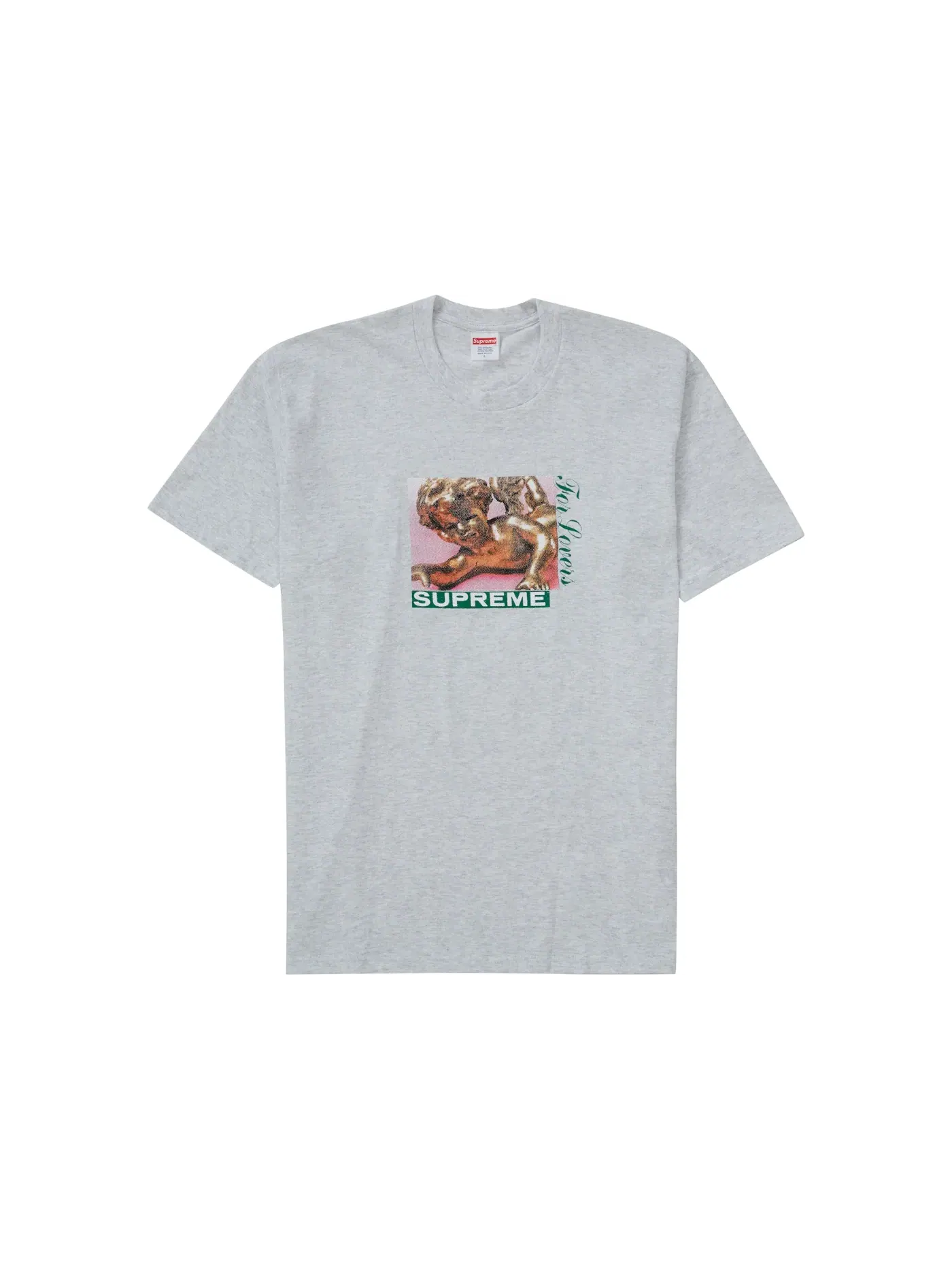 Мужская футболка с принтом Supreme Lovers Tee Supreme — изображение 1 из 1, серый