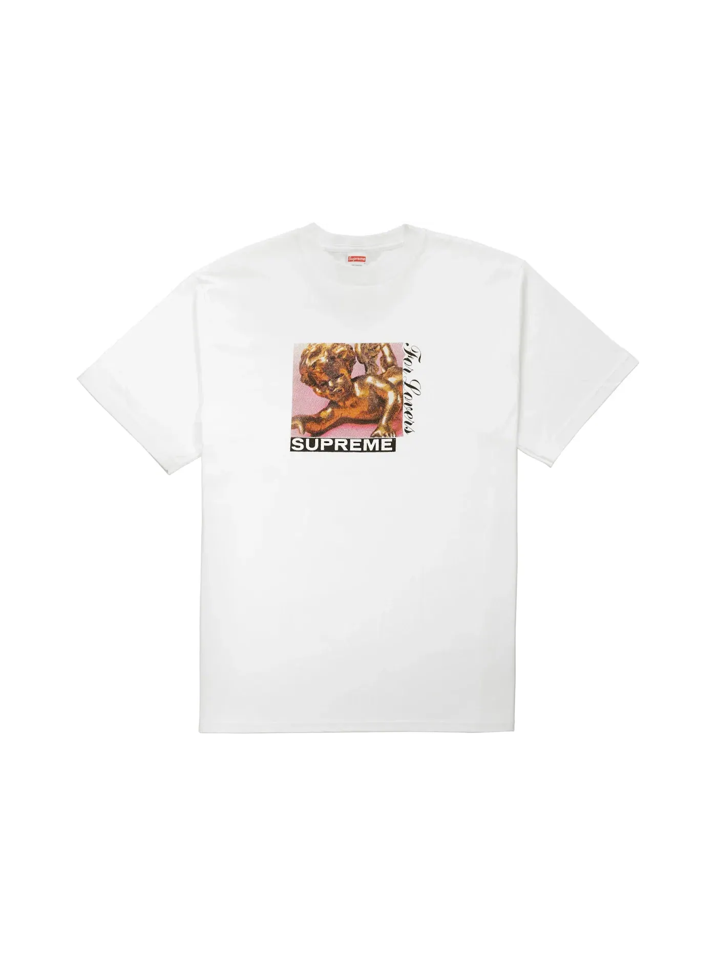 Мужская футболка с принтом Supreme Tee — изображение 1 из 1, белый