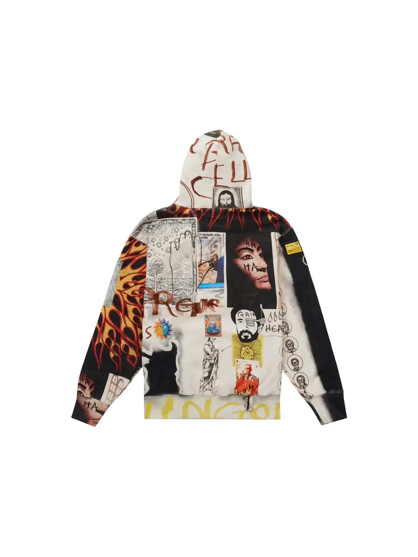 Мужской худи с принтом Supreme Hooded Sweatshirt — изображение 3 из 3, мульти
