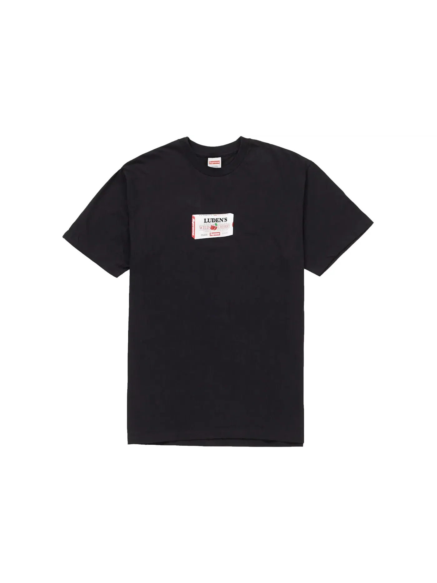 Мужская футболка с принтом Supreme Tee Supreme — изображение 1 из 1, черный