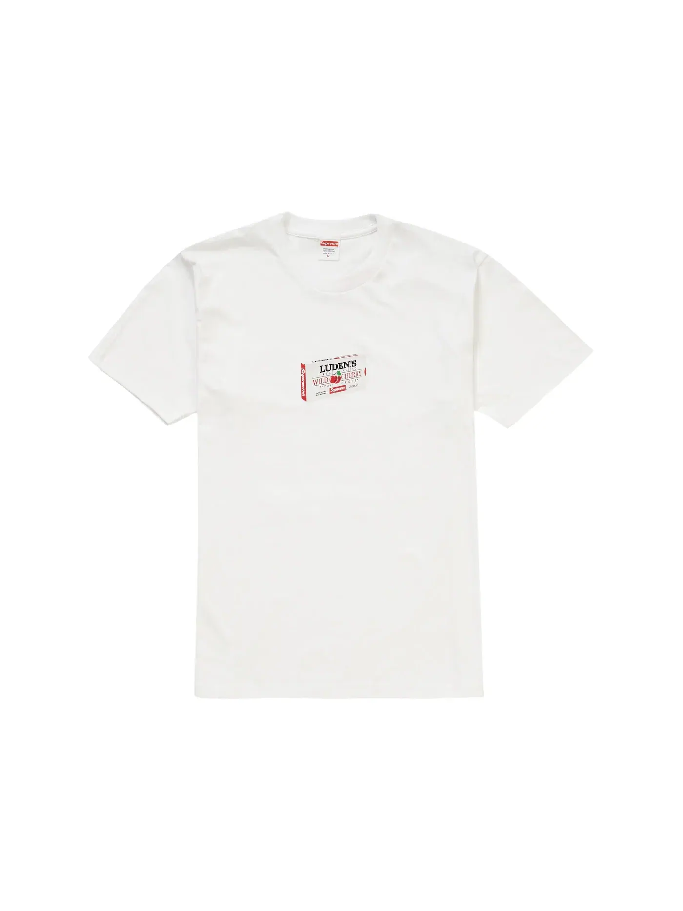 Мужская футболка с принтом Supreme Tee — изображение 1 из 1, белый