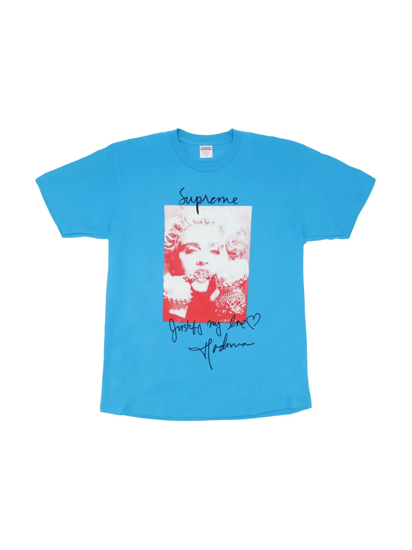 Мужская футболка с принтом Supreme Tee — изображение 1 из 1, яркий синий