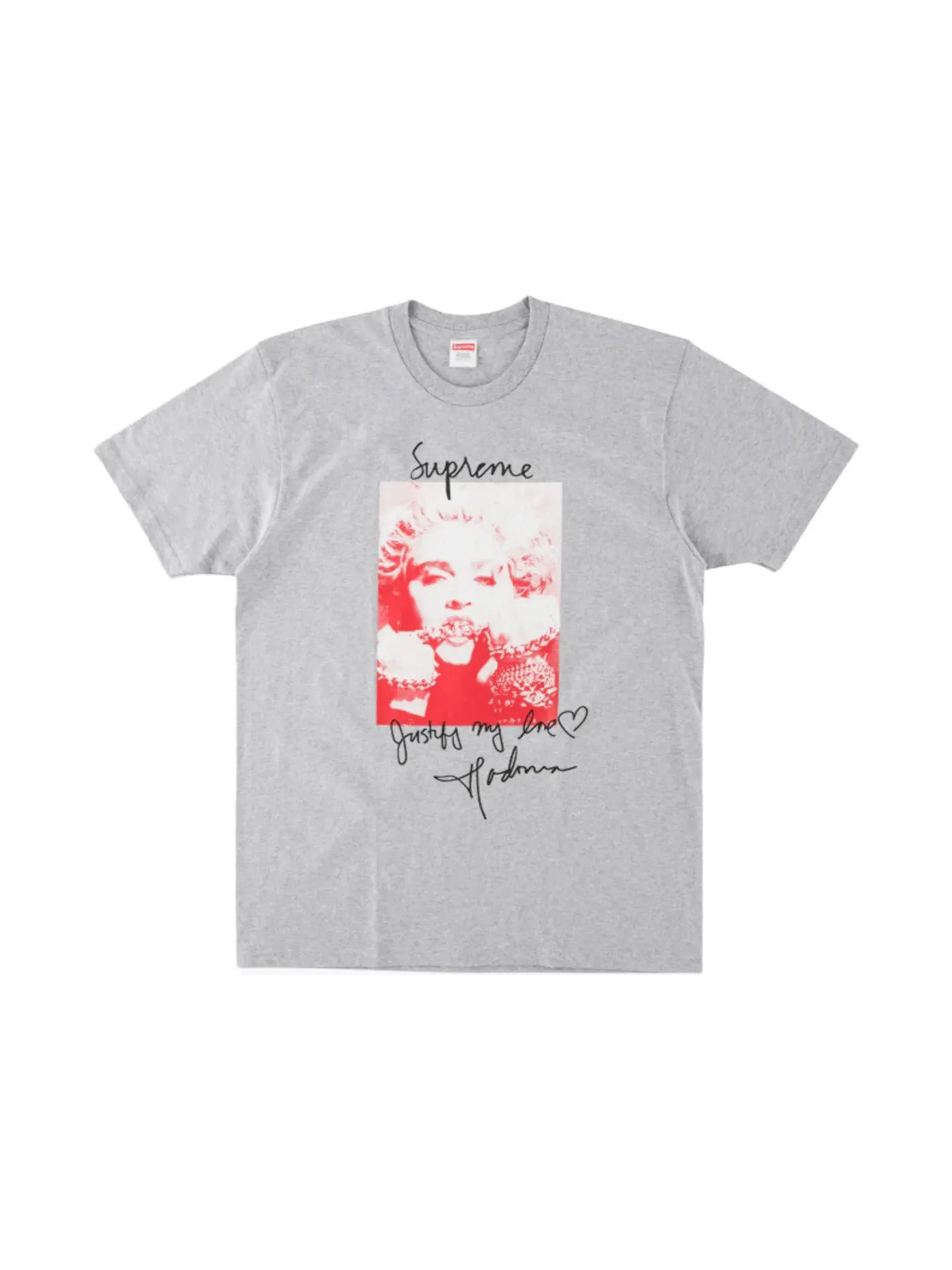 Мужская футболка с принтом Tee Supreme — изображение 1 из 1, серый