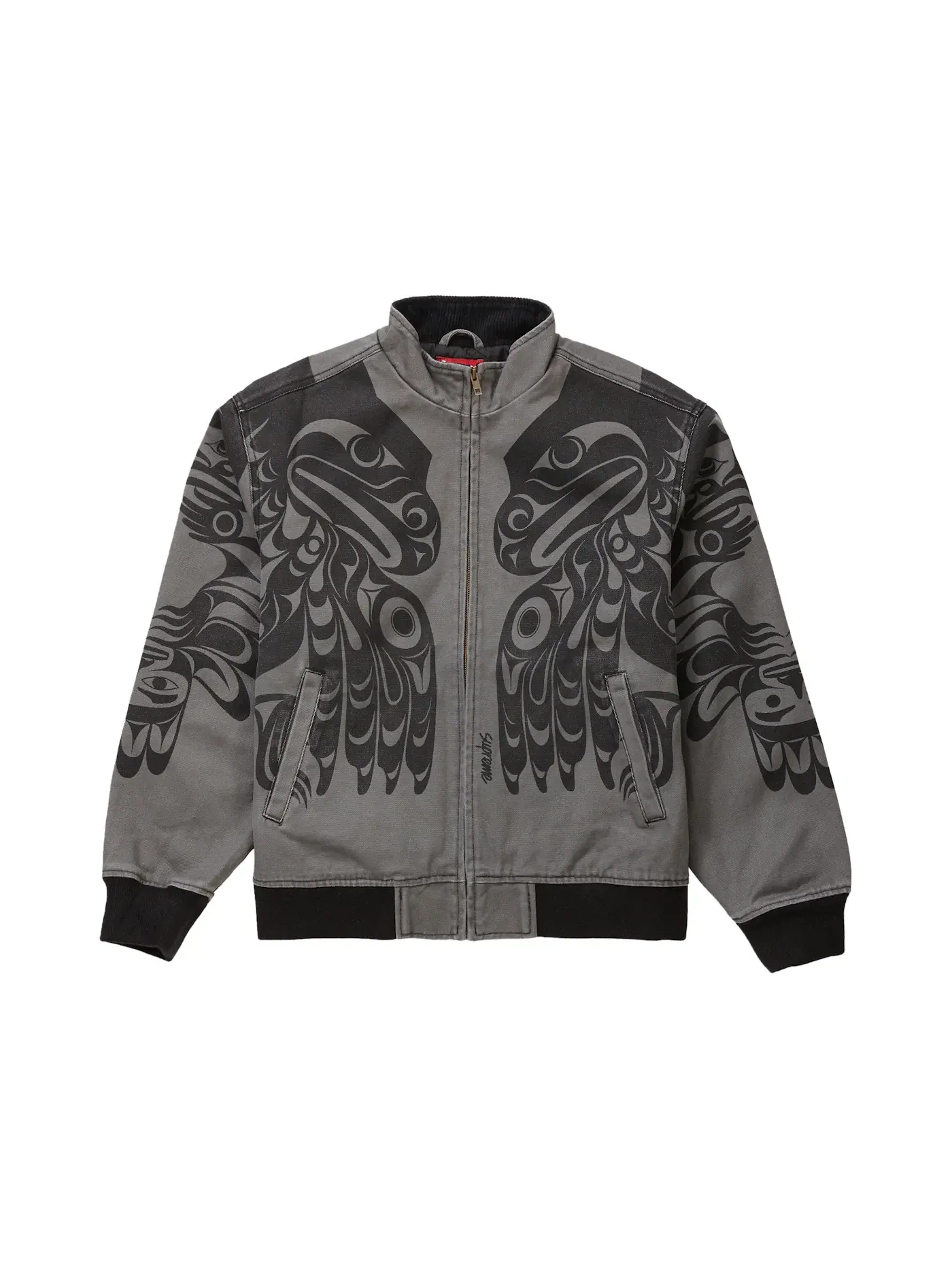 Мужская куртка Supreme Makah Zip Up Jacket — изображение 1 из 3, серый