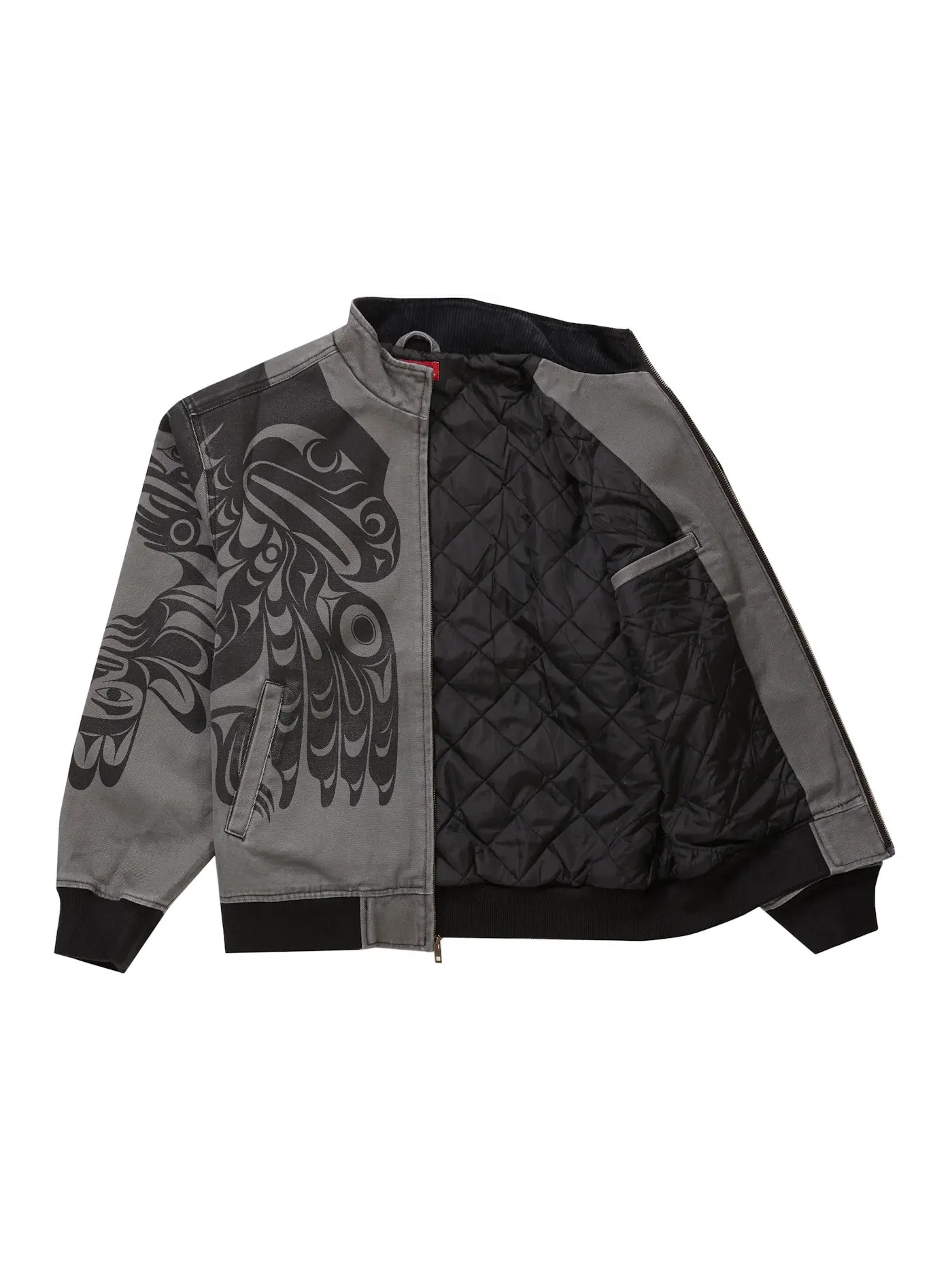 Мужская куртка Supreme Makah Zip Up Jacket — изображение 2 из 3, серый