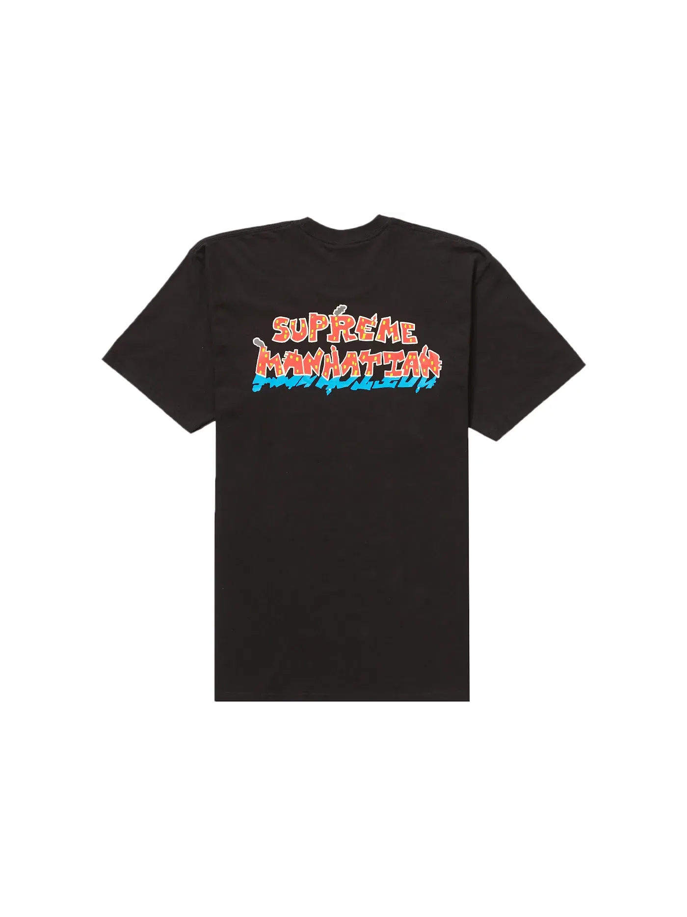 Мужская футболка с принтом Supreme Tee — изображение 2 из 2, черный