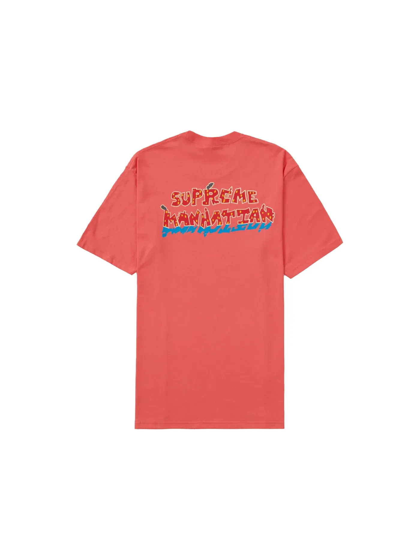 Мужская футболка Supreme Tee — изображение 2 из 2, оранжевый