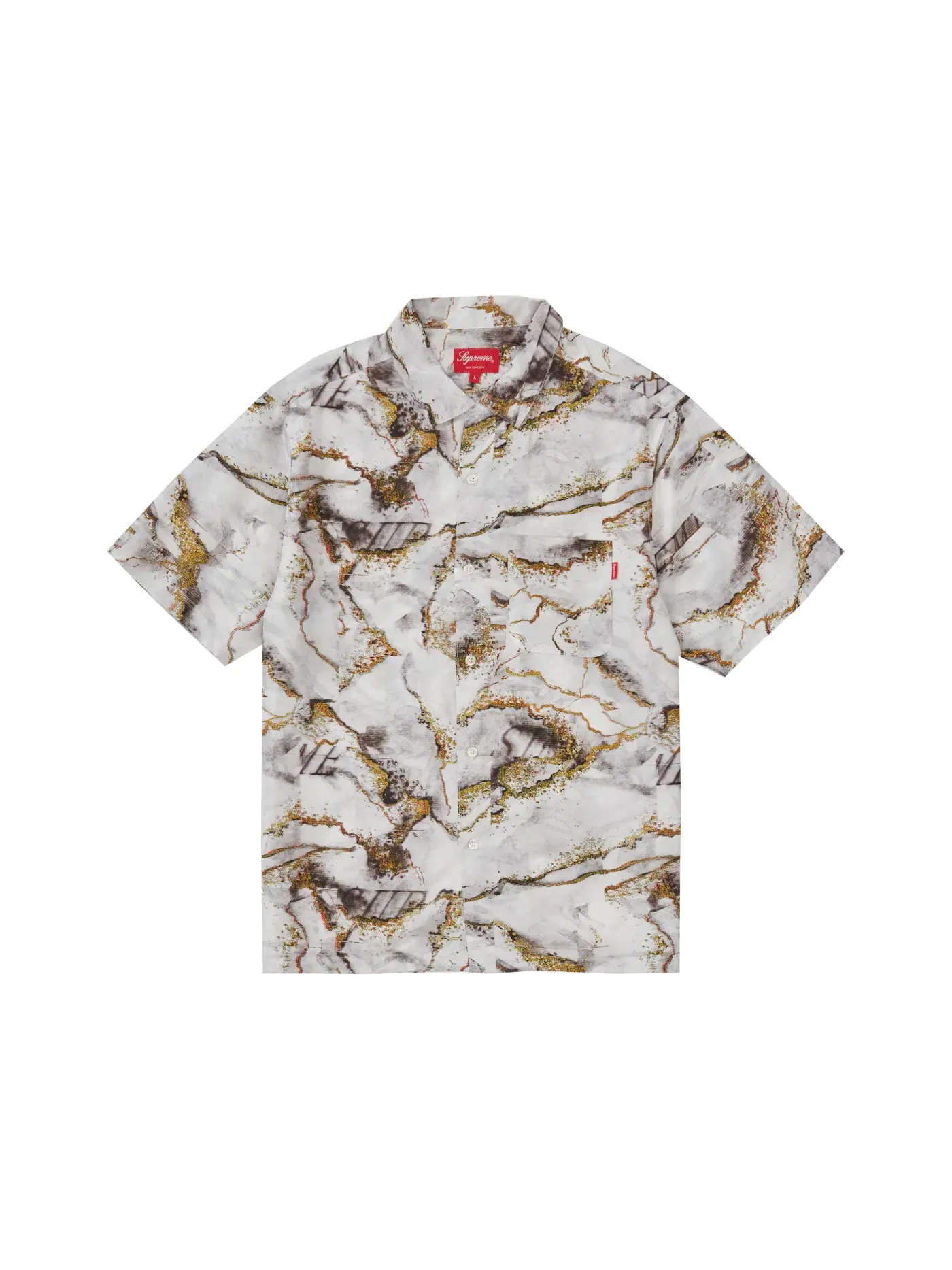 Мужская рубашка с коротким рукавом Supreme S/S Shirt