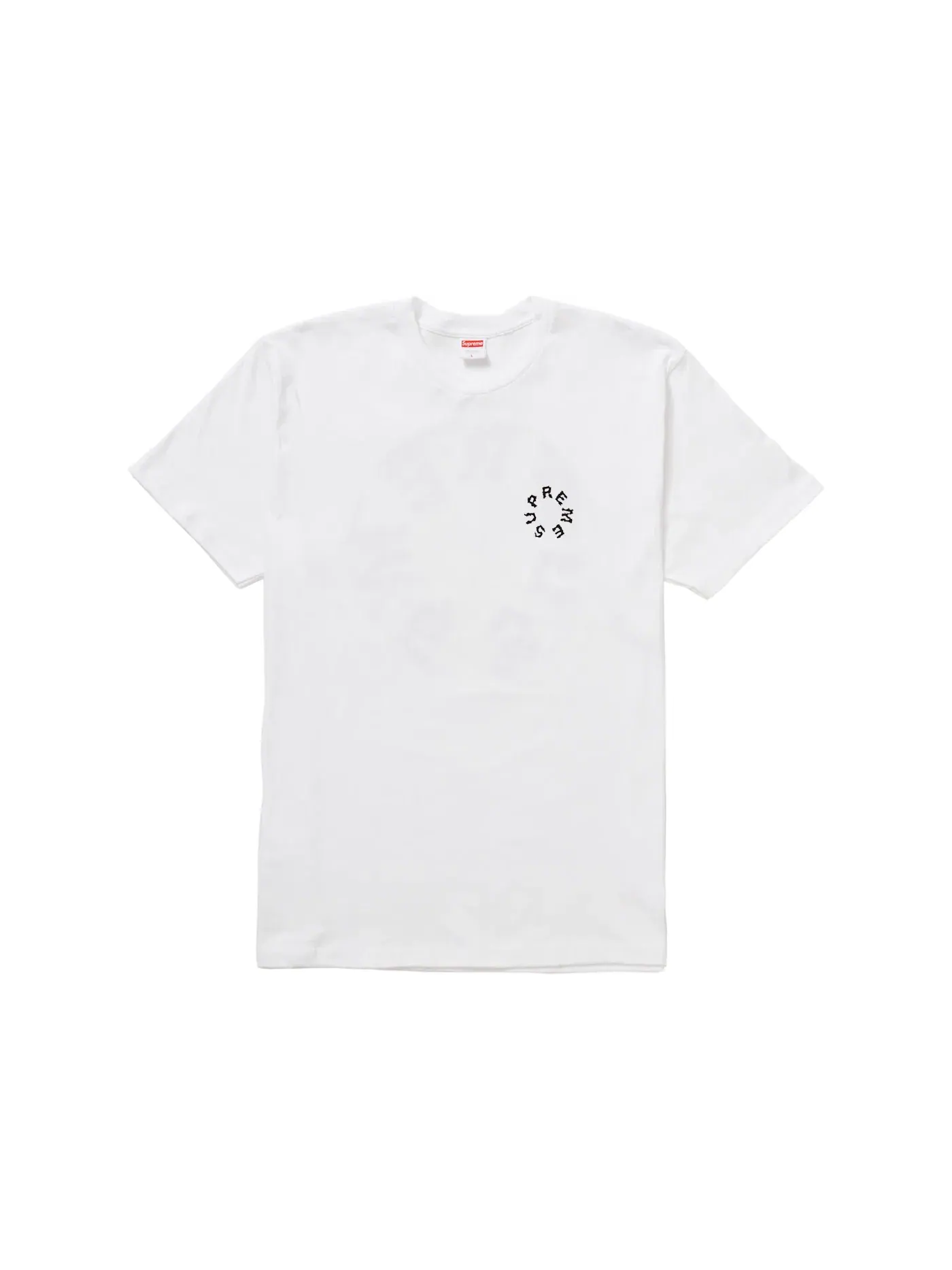 Мужская футболка с принтом Supreme Marble Tee Supreme — изображение 2 из 2, белый