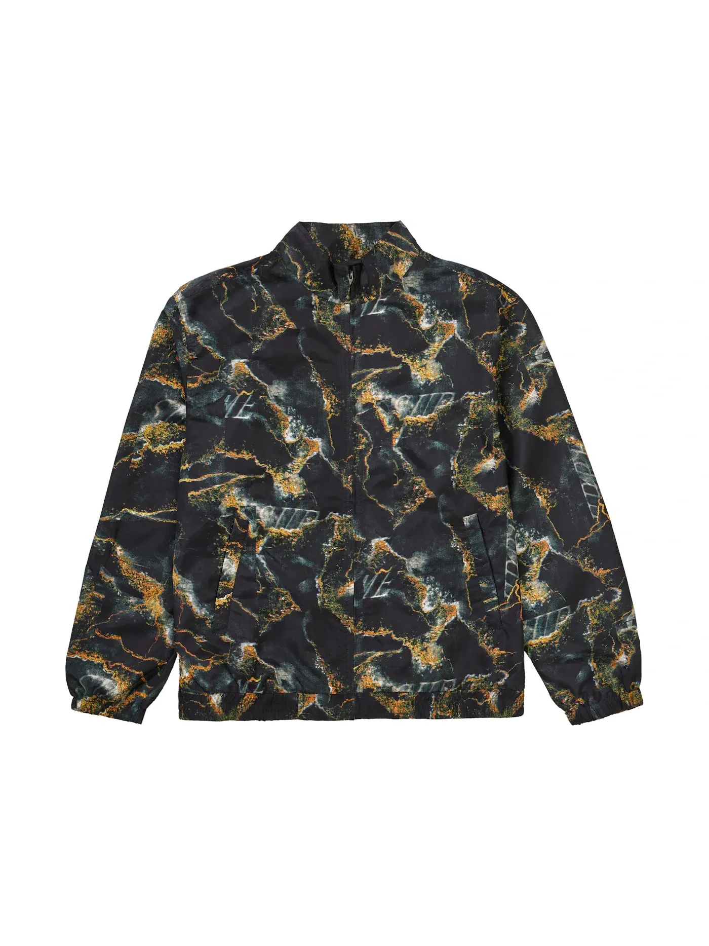 Мужская куртка-бомбер Supreme Marble Track Jacket — изображение 1 из 2, черный