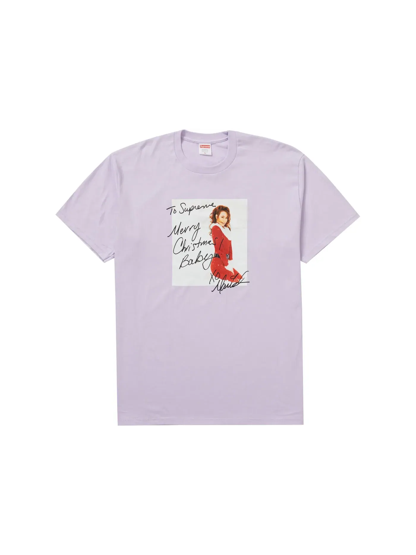 Мужская футболка с принтом Tee Supreme — изображение 1 из 1, светлый фиолетовый