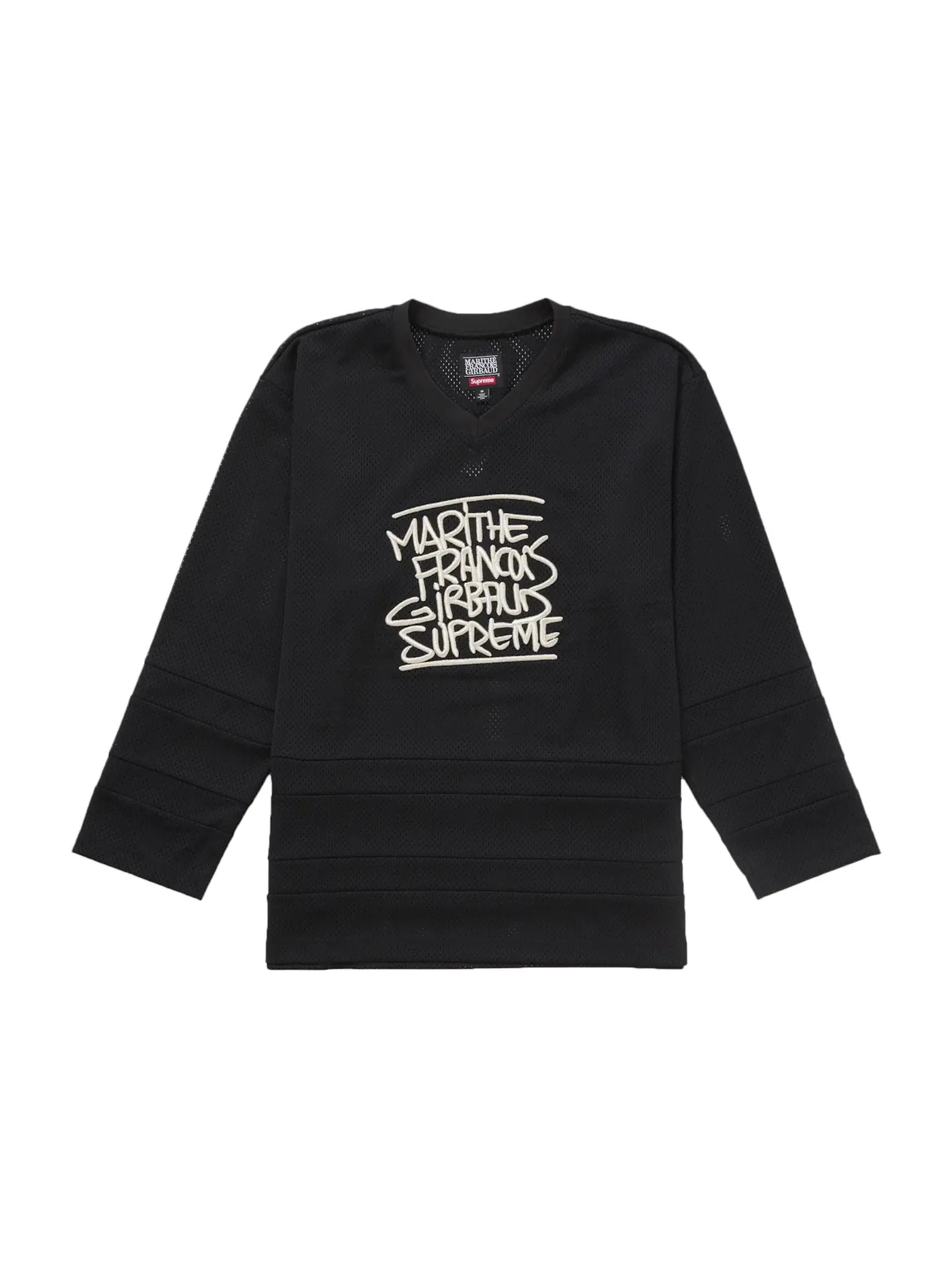 Мужская хоккейная джерси с принтом Jersey Supreme — изображение 1 из 2, черный
