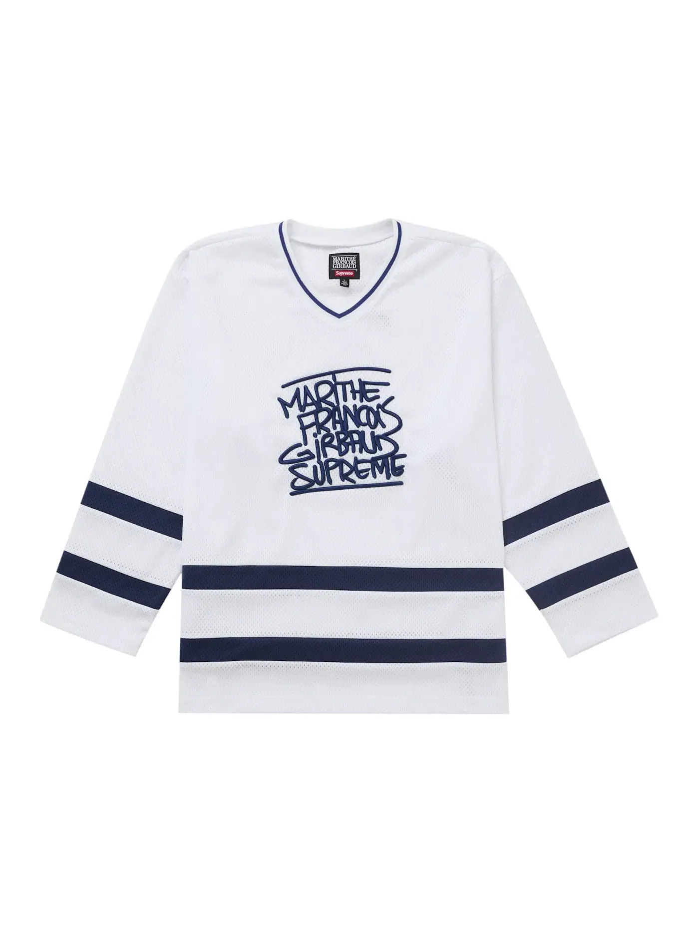 Мужская хоккейная джерси Supreme Marithé + François Girbaud Hockey Jersey — изображение 1 из 2, белый