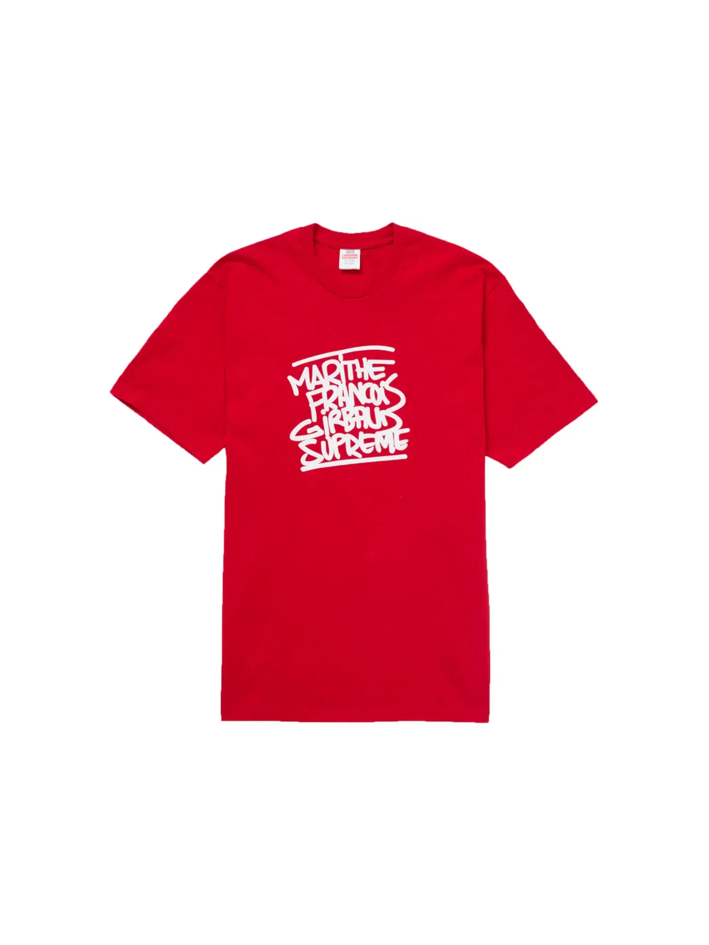 Мужская футболка с принтом Tee Supreme — изображение 1 из 1, красный