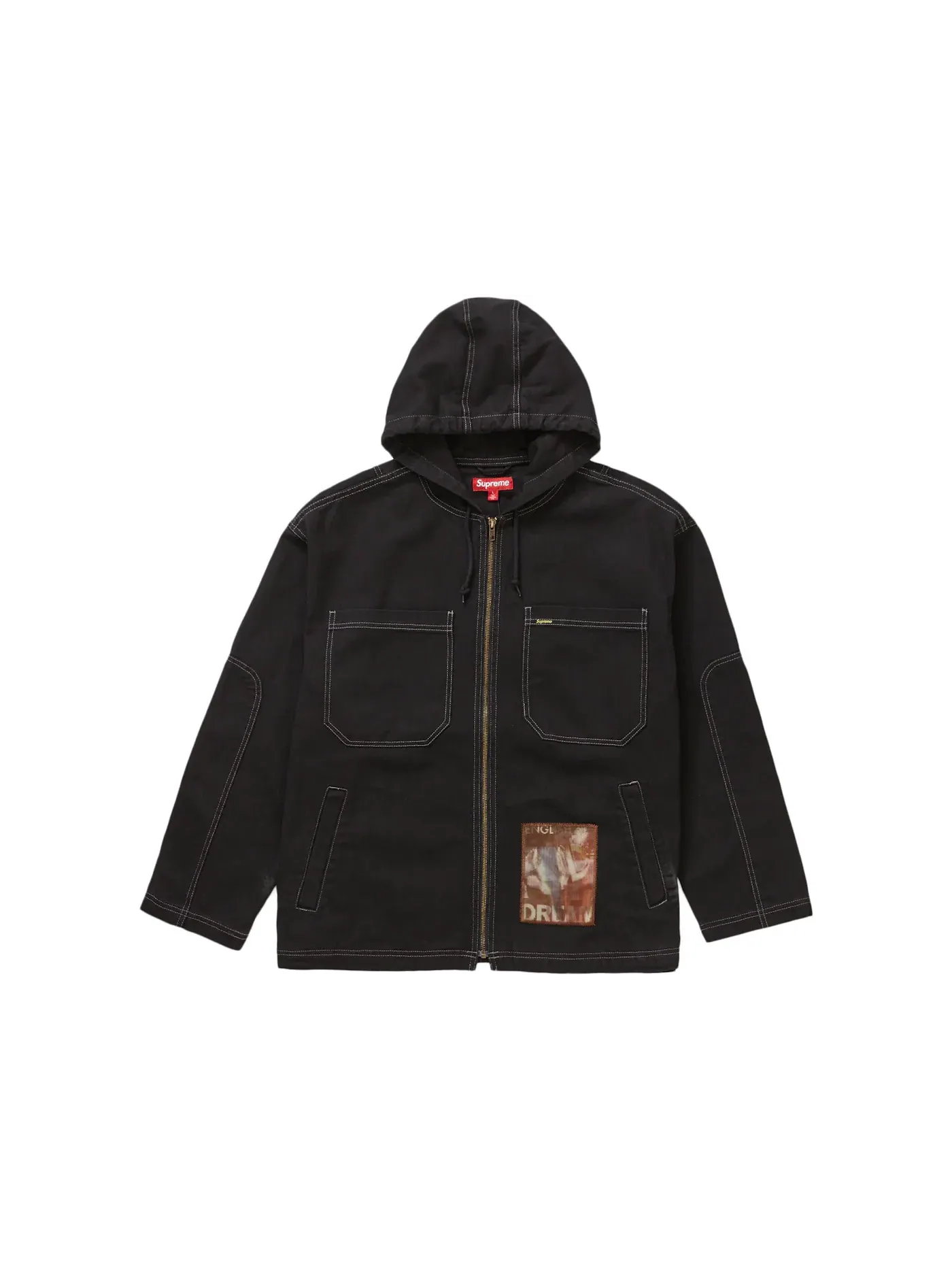 Мужская куртка с капюшоном Dream English Kid Supreme — изображение 1 из 2, черный
