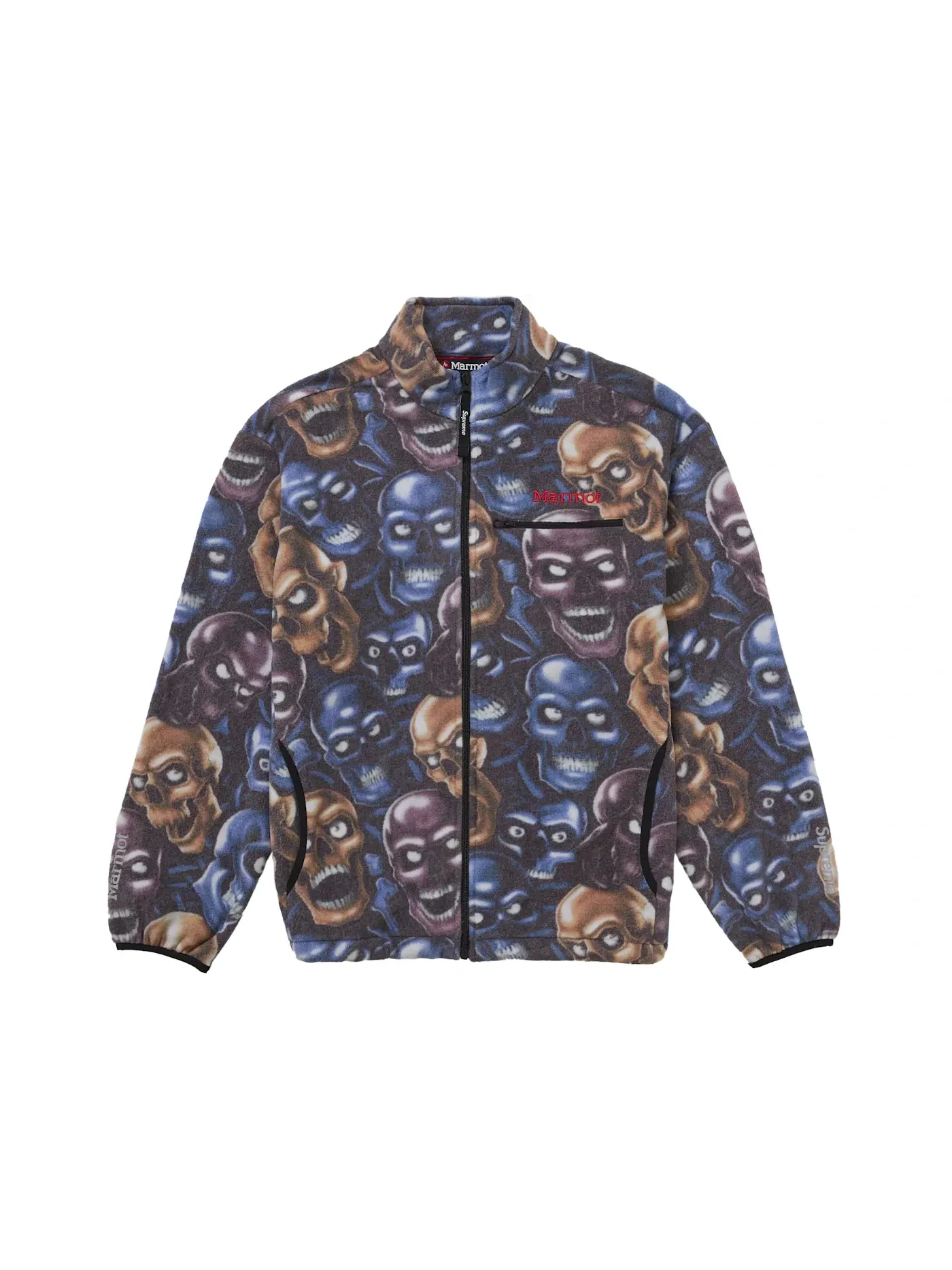 Мужская флисовая куртка с принтом Jacket Supreme — изображение 1 из 3, мульти