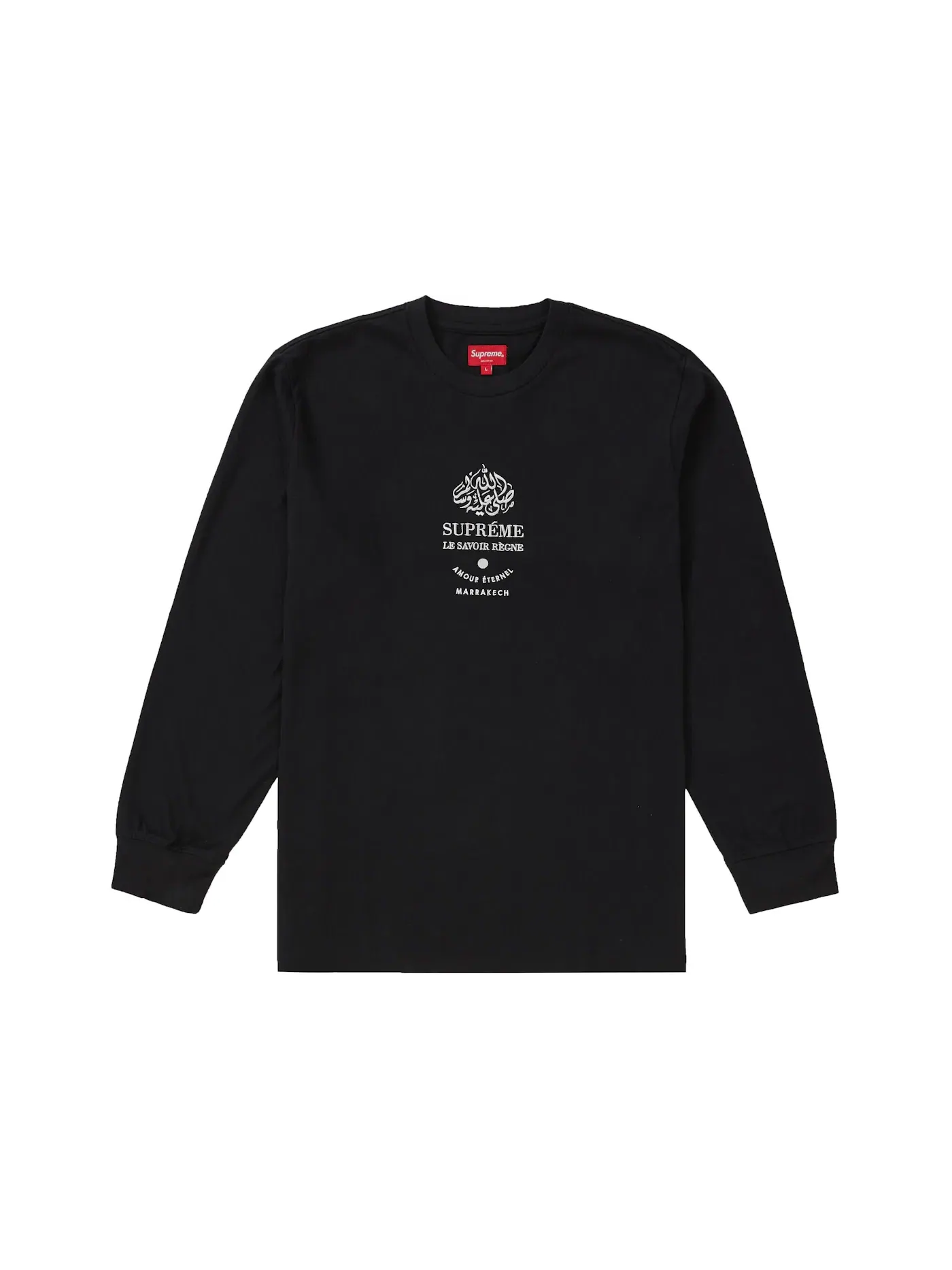 Мужская футболка с длинным рукавом Supreme Marrakech L/S Top — изображение 1 из 1, черный