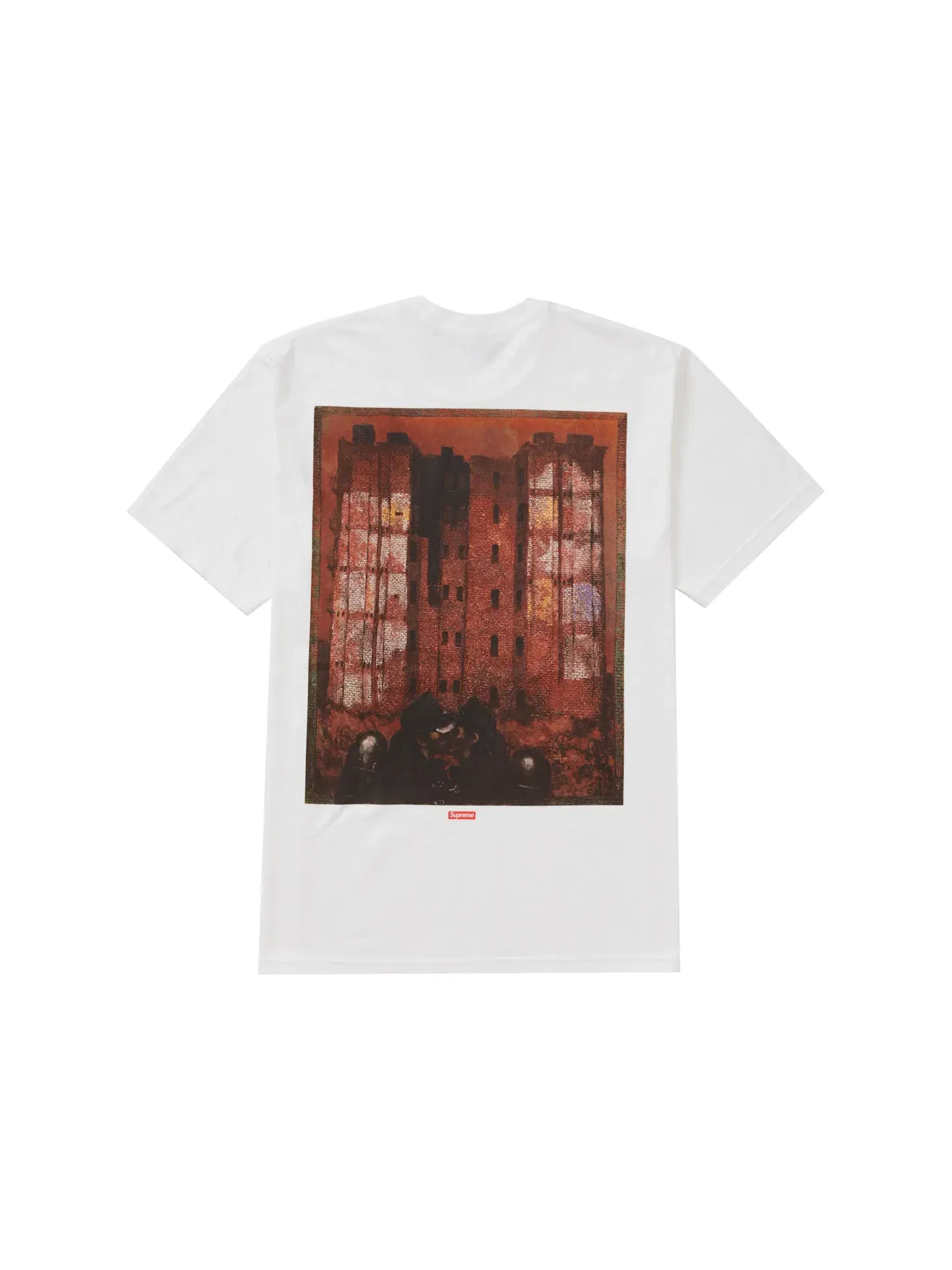 Мужская футболка с принтом Big Heat Supreme — изображение 2 из 2, белый