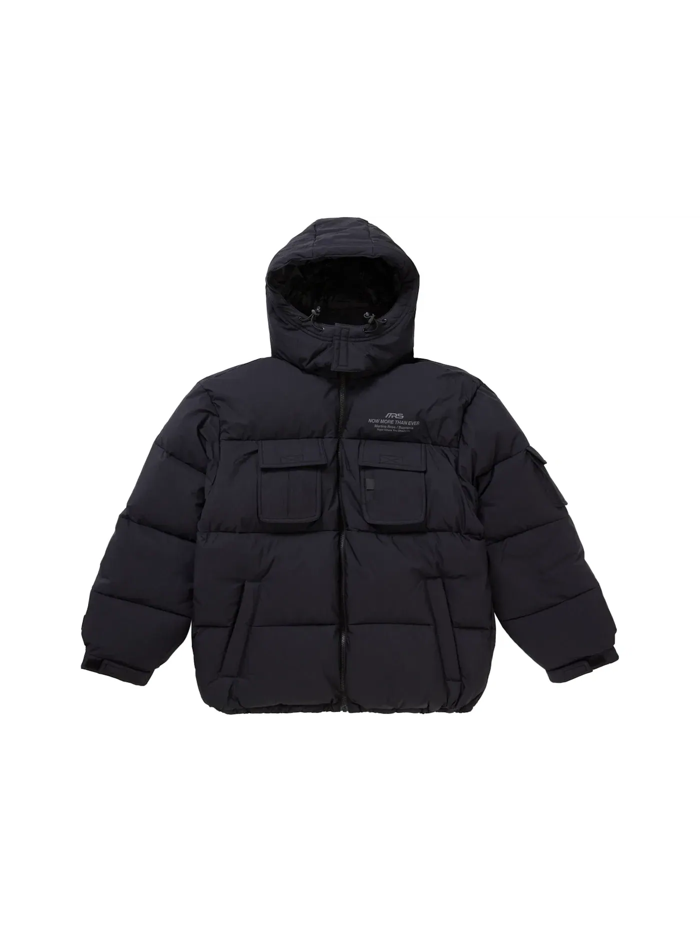 Мужская пуховая куртка Supreme Martine Rose Down Puffer Jacket — изображение 1 из 3, черный