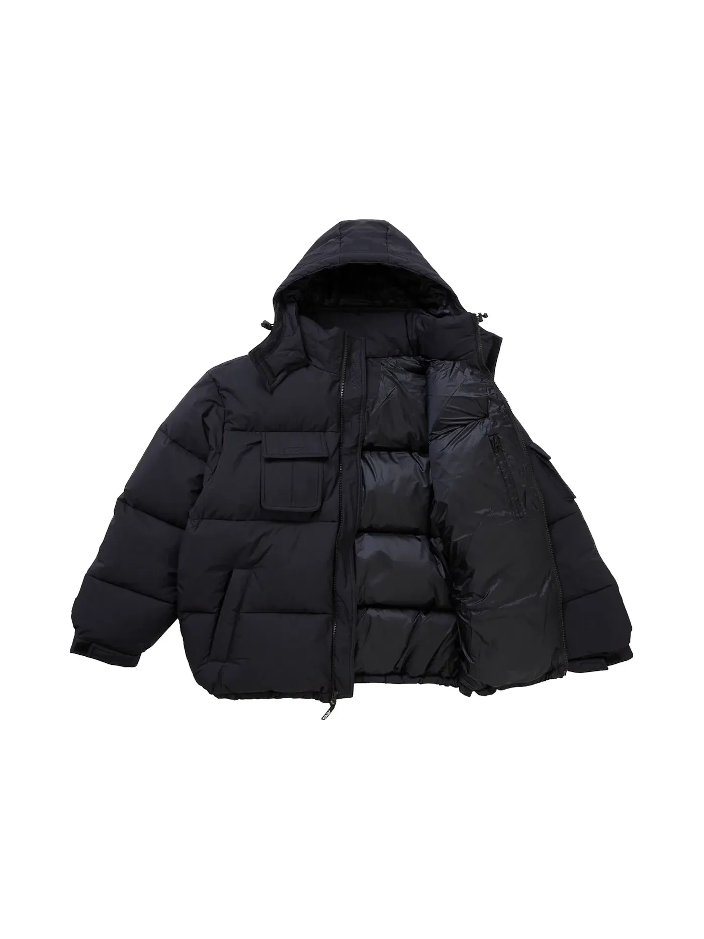 Мужская пуховая куртка Supreme Martine Rose Down Puffer Jacket — изображение 2 из 3, черный