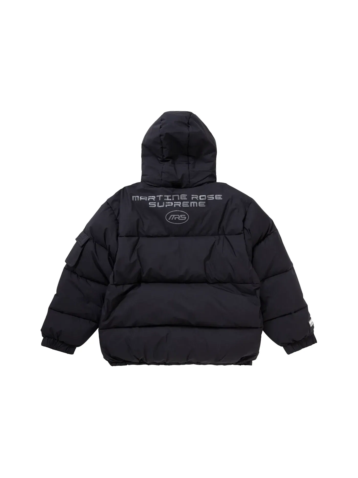 Мужская пуховая куртка Supreme Martine Rose Down Puffer Jacket — изображение 3 из 3, черный