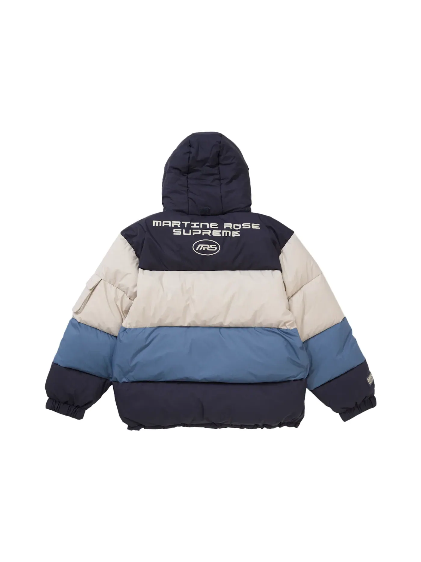 Мужская пуховая куртка с принтом Supreme Martine Rose Down Puffer Jacket — изображение 3 из 5, мульти