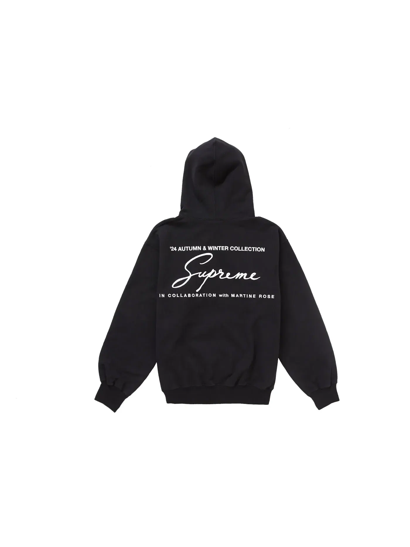 Мужская худи с капюшоном Supreme Martine Rose Hooded Sweatshirt — изображение 1 из 2, черный